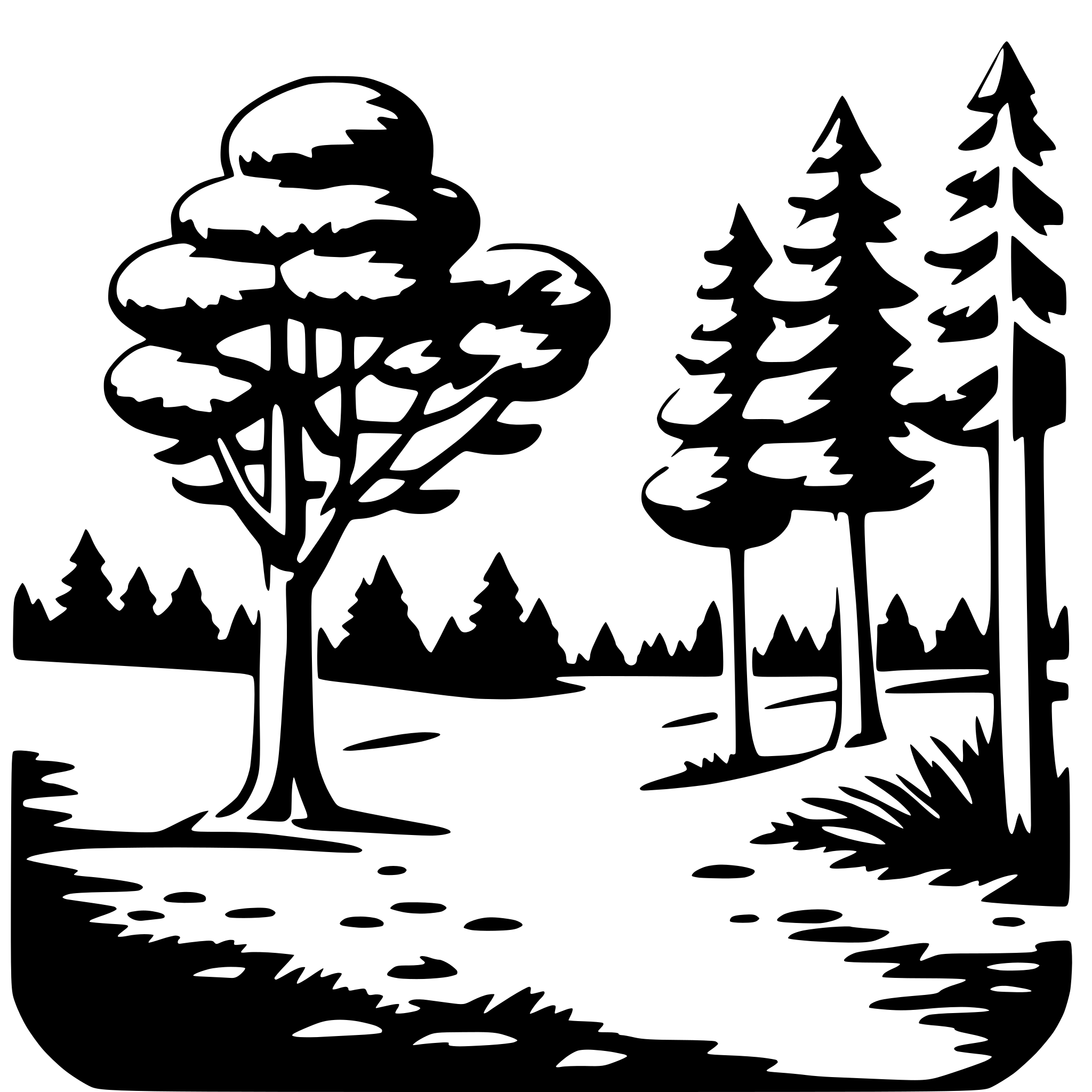 AI-generated SVG of 'wild forest'