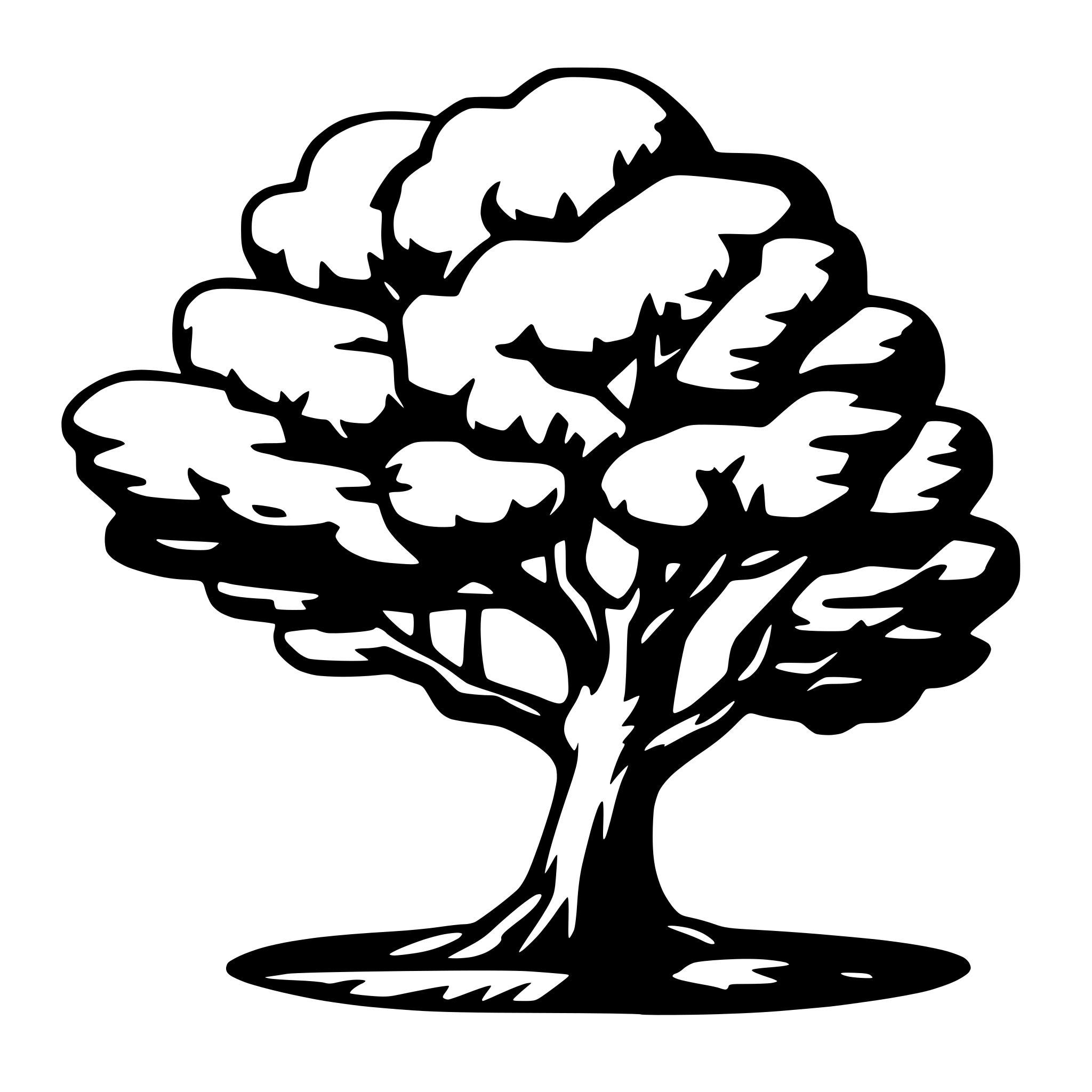 AI-generated SVG of a tree