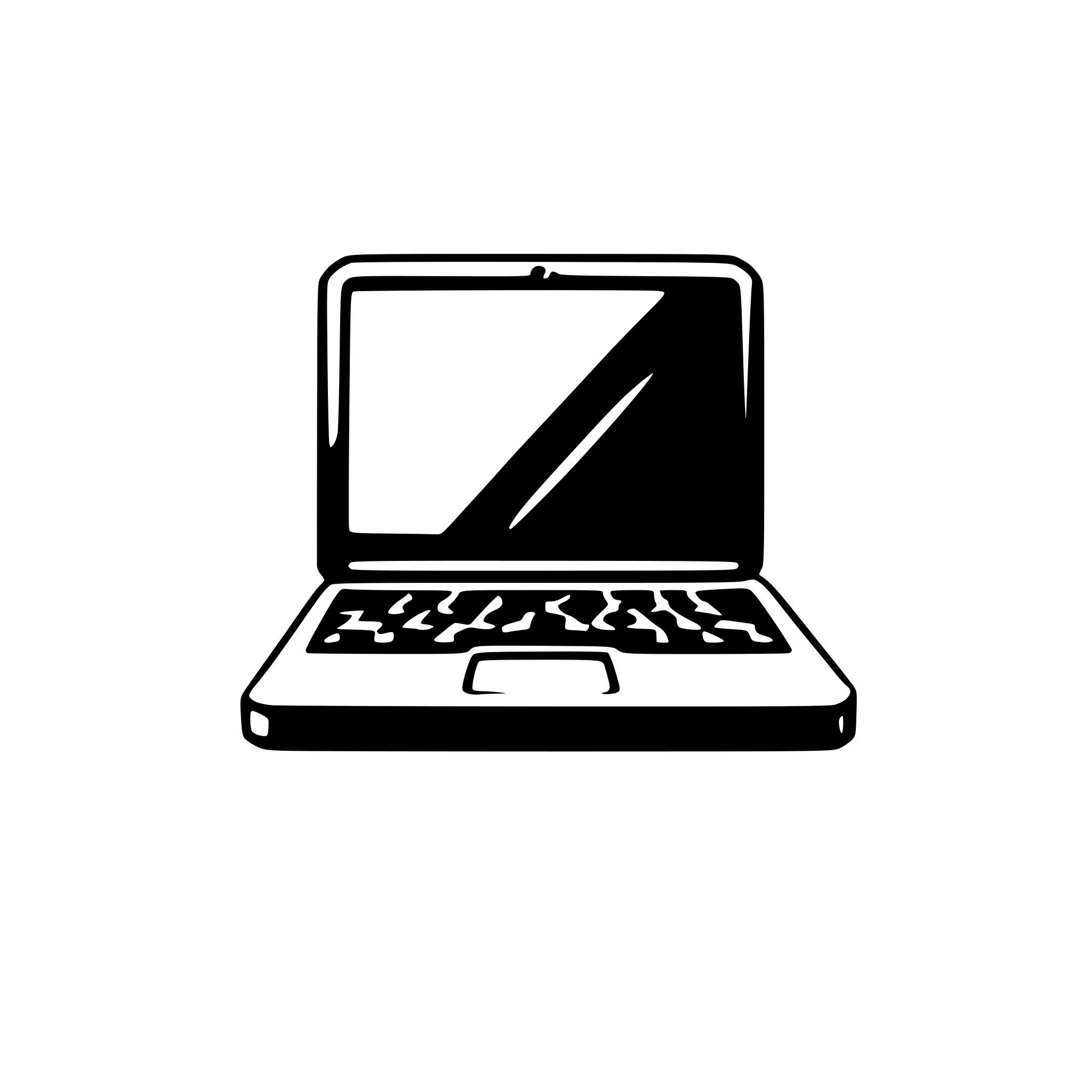 AI-generated SVG of a laptop