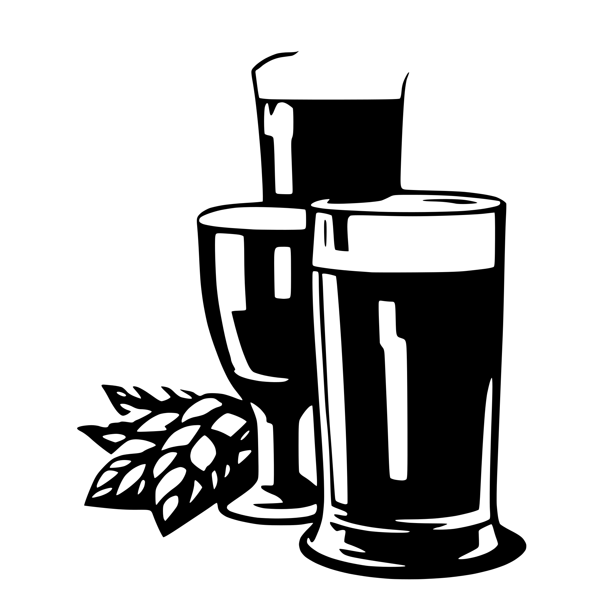 AI-generated SVG of a beer