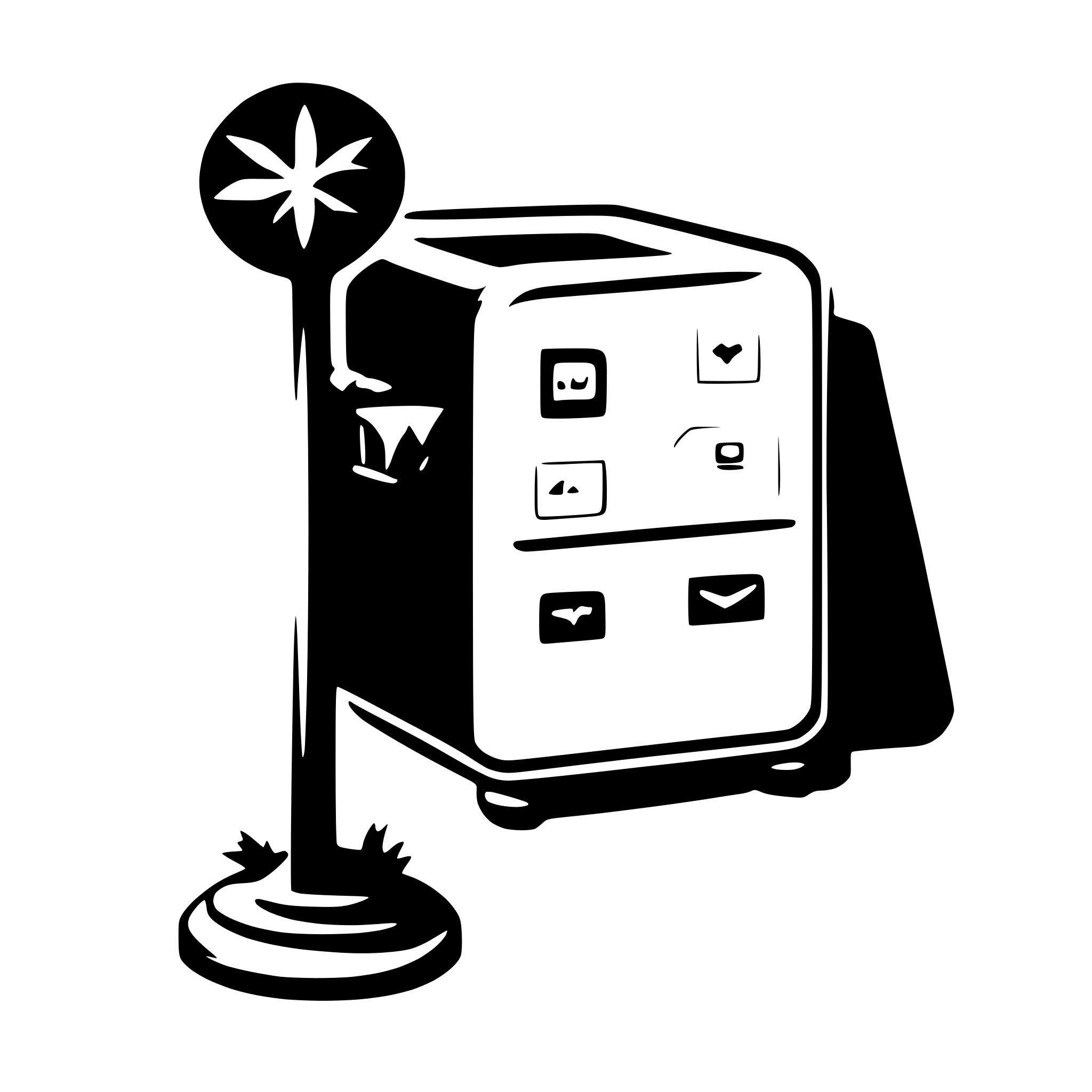 AI-generated SVG of 'file browser app'