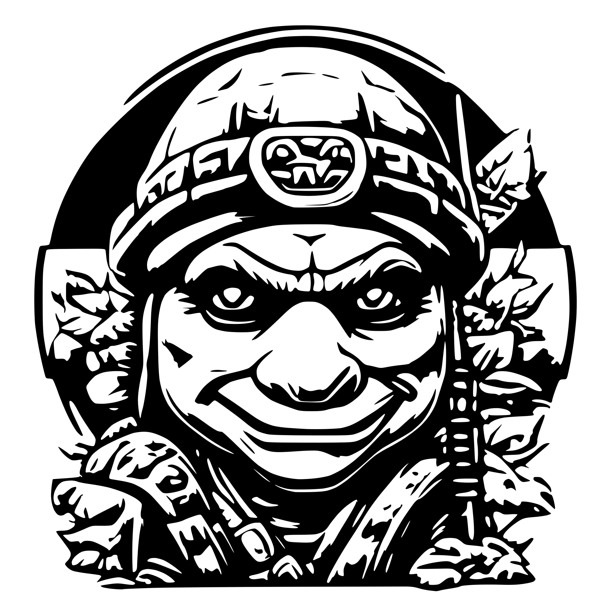 AI-generated SVG of a mario ninja turtle