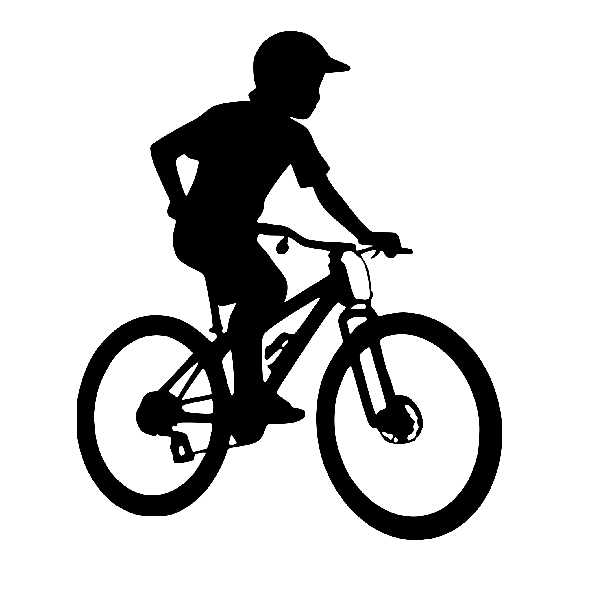 AI-generated SVG of 'mountainbike distortion'