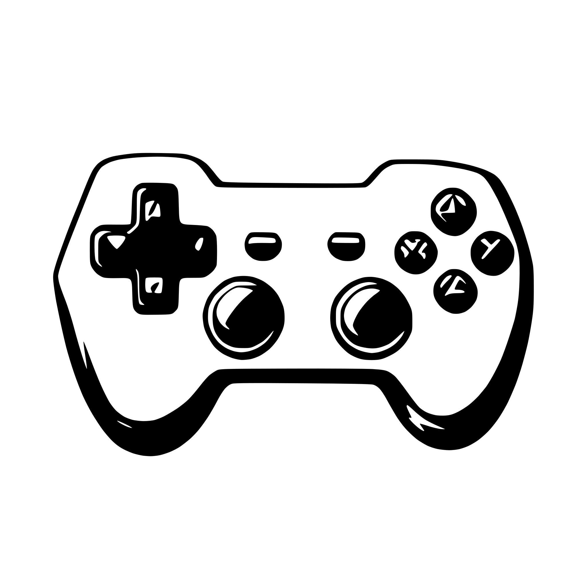 AI-generated SVG of 'game controller'