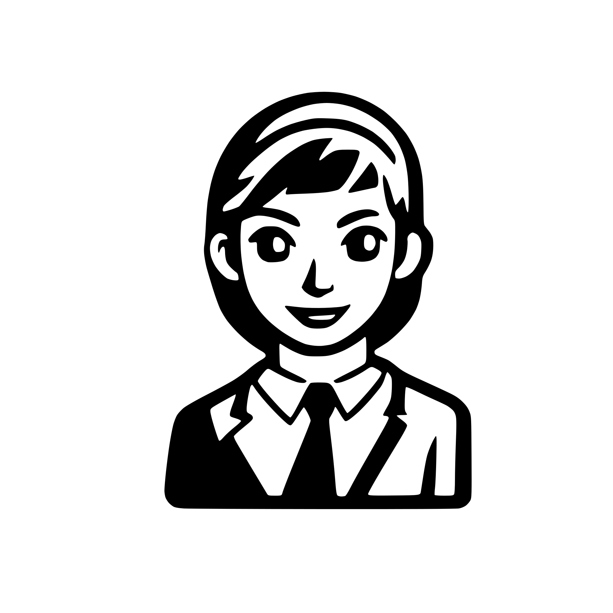 AI-generated SVG of a male icon