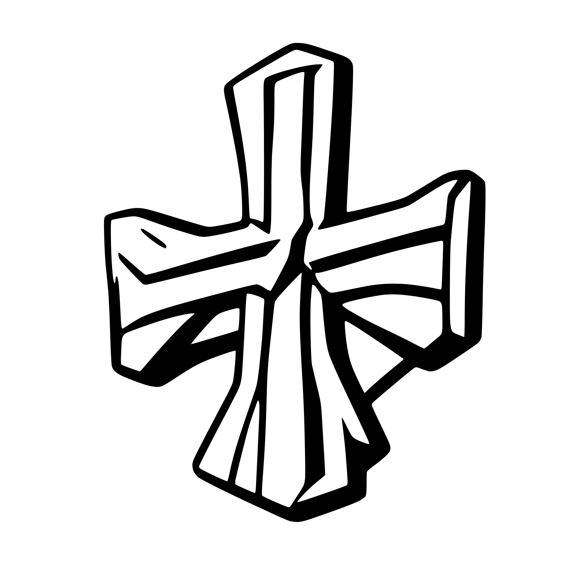 AI-generated SVG of 'Very Simple Iron Cross='