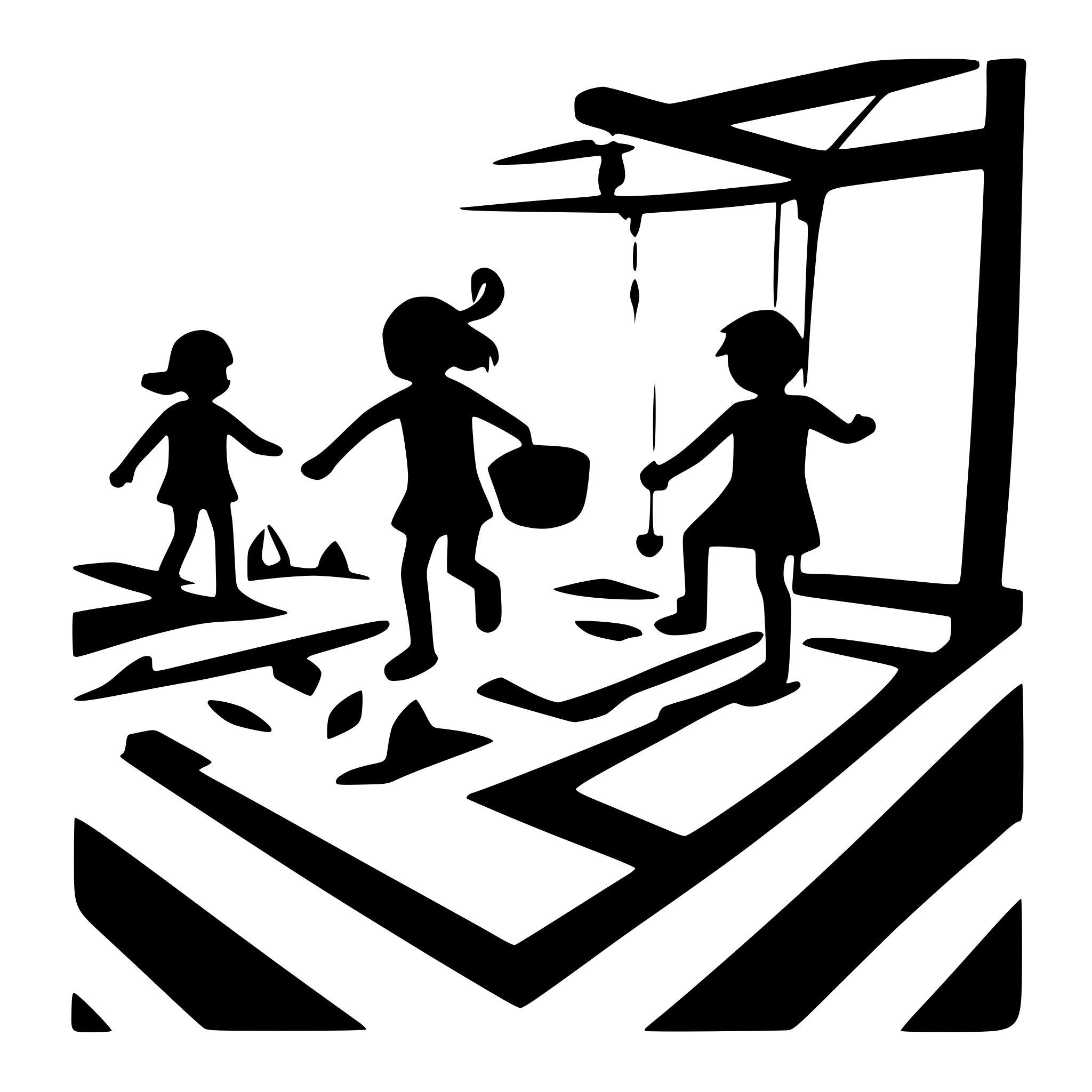 AI-generated SVG of a children playing on a playground