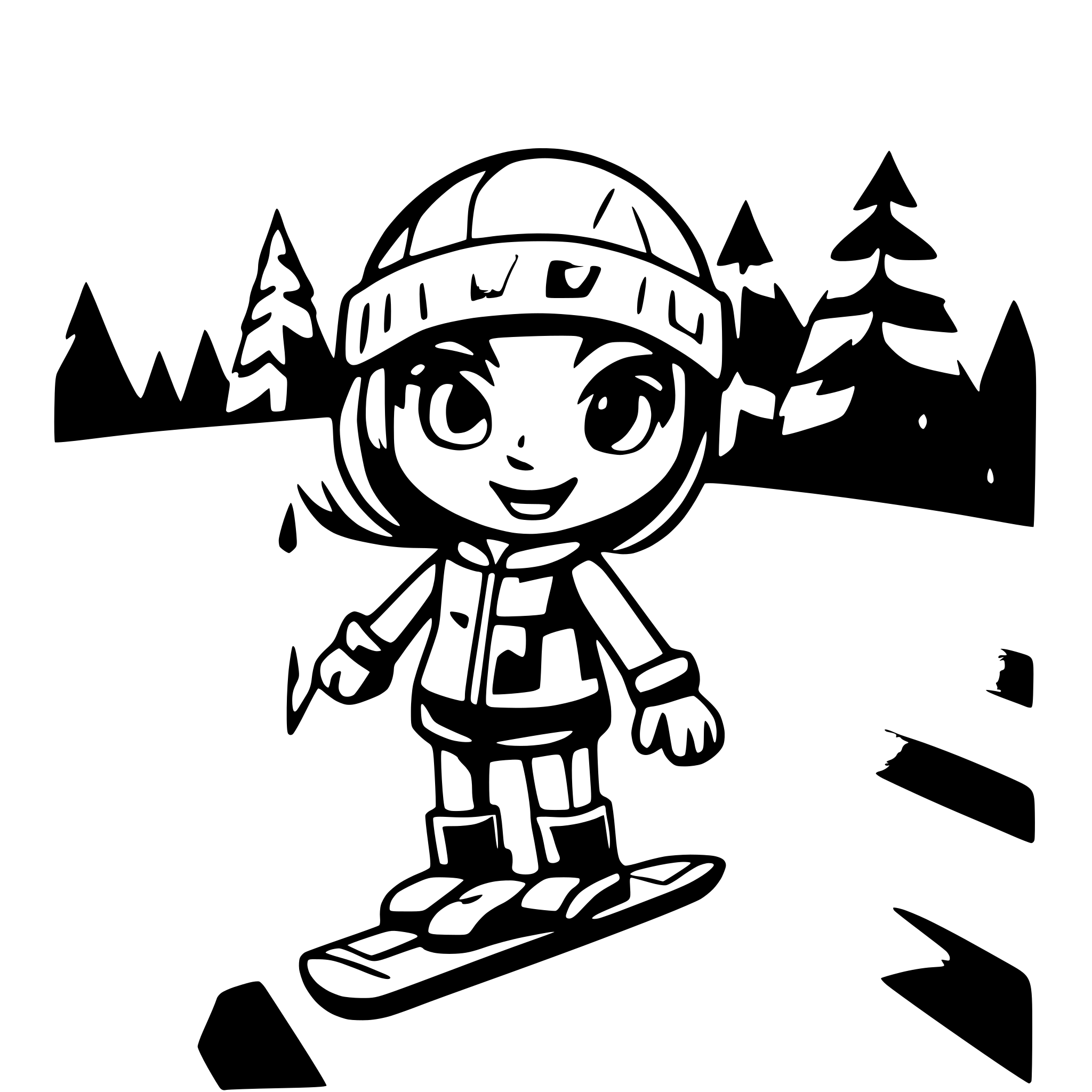 AI-generated SVG of a Ski Drive