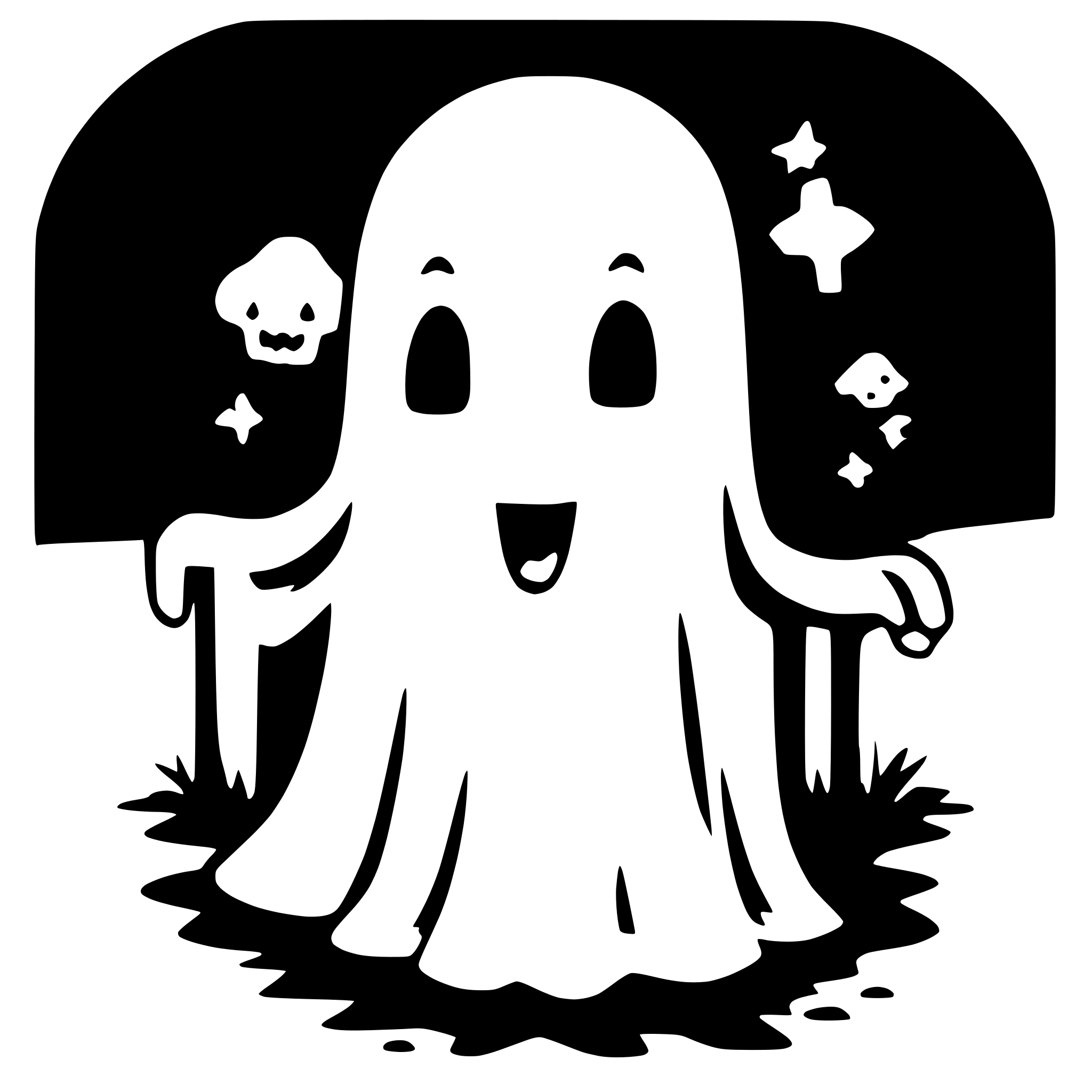 AI-generated SVG of 'lovley ghost'