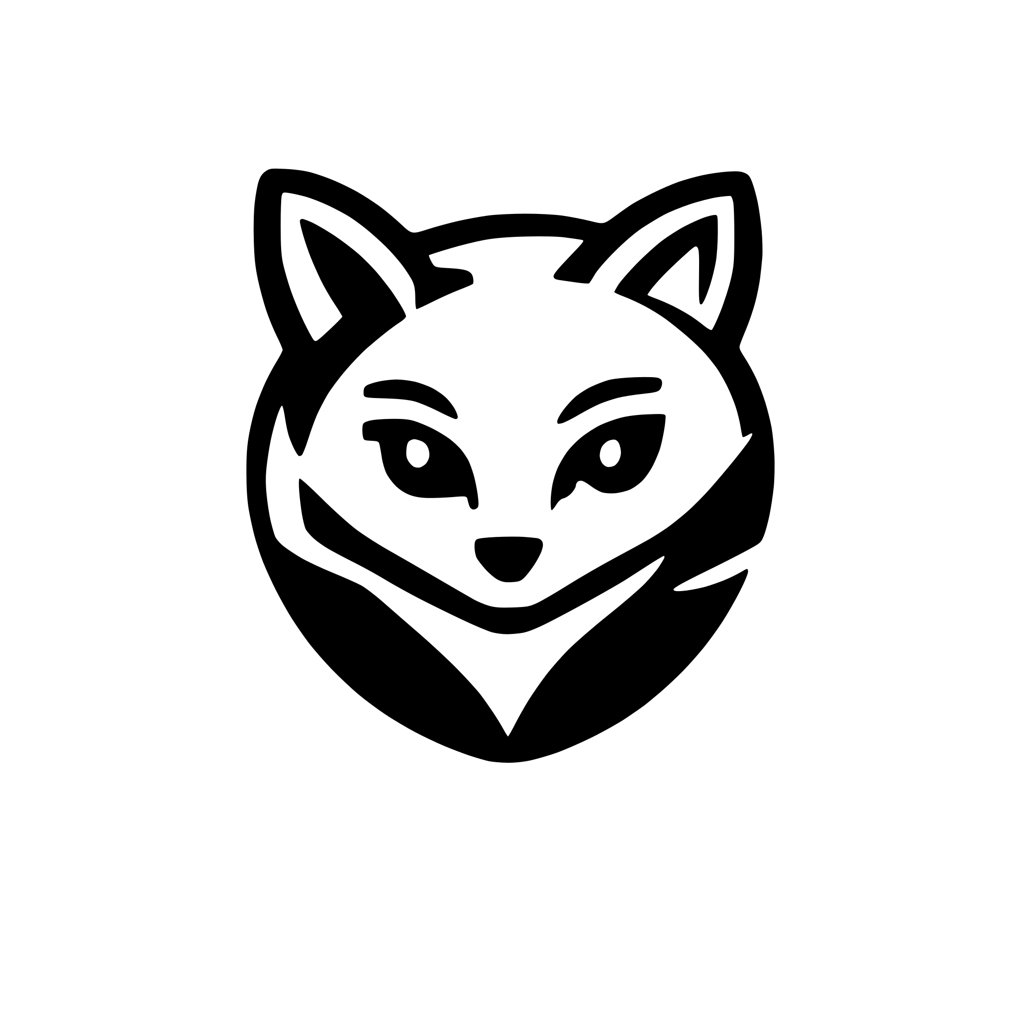 AI-generated SVG of 'fox'