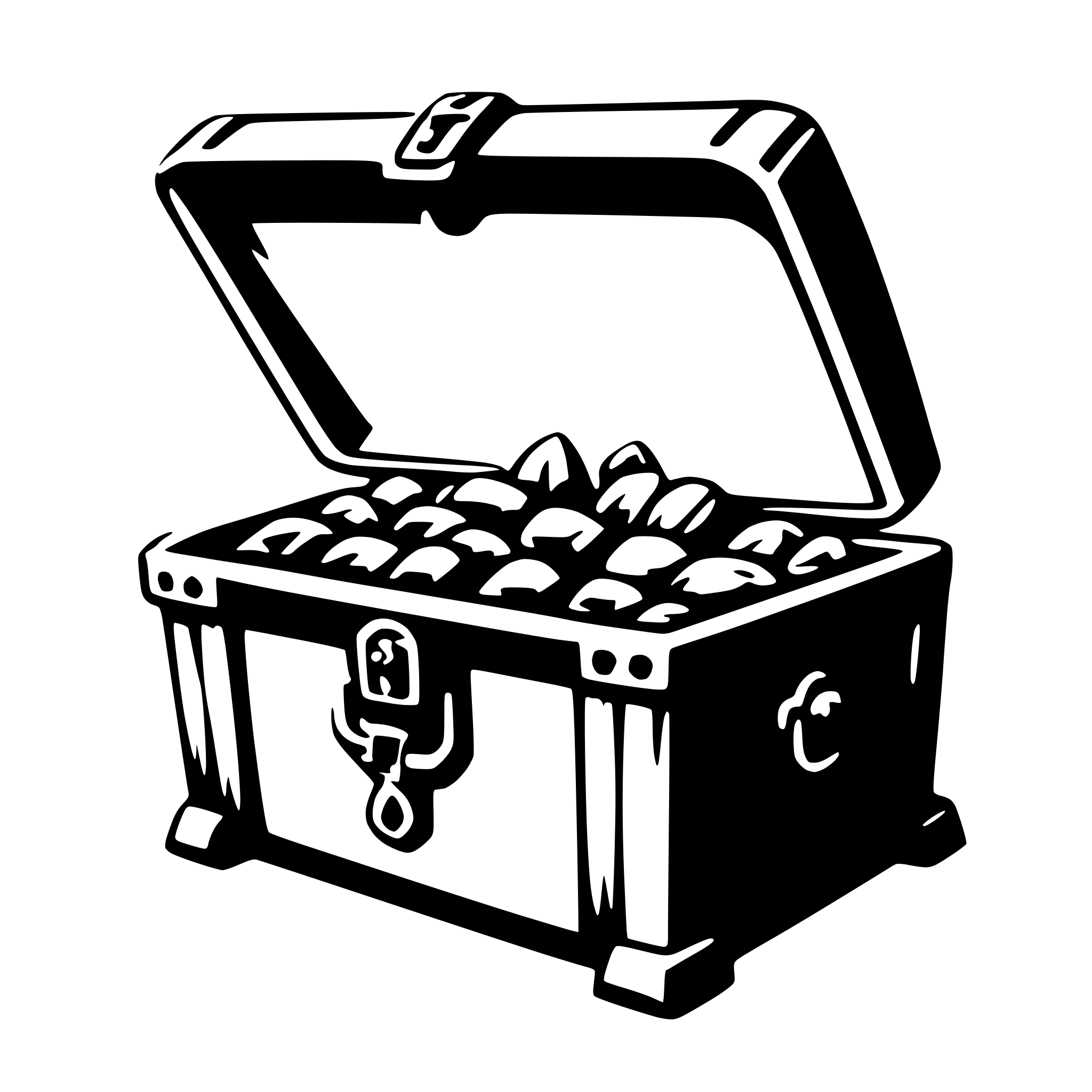 AI-generated SVG of 'treasure chest'