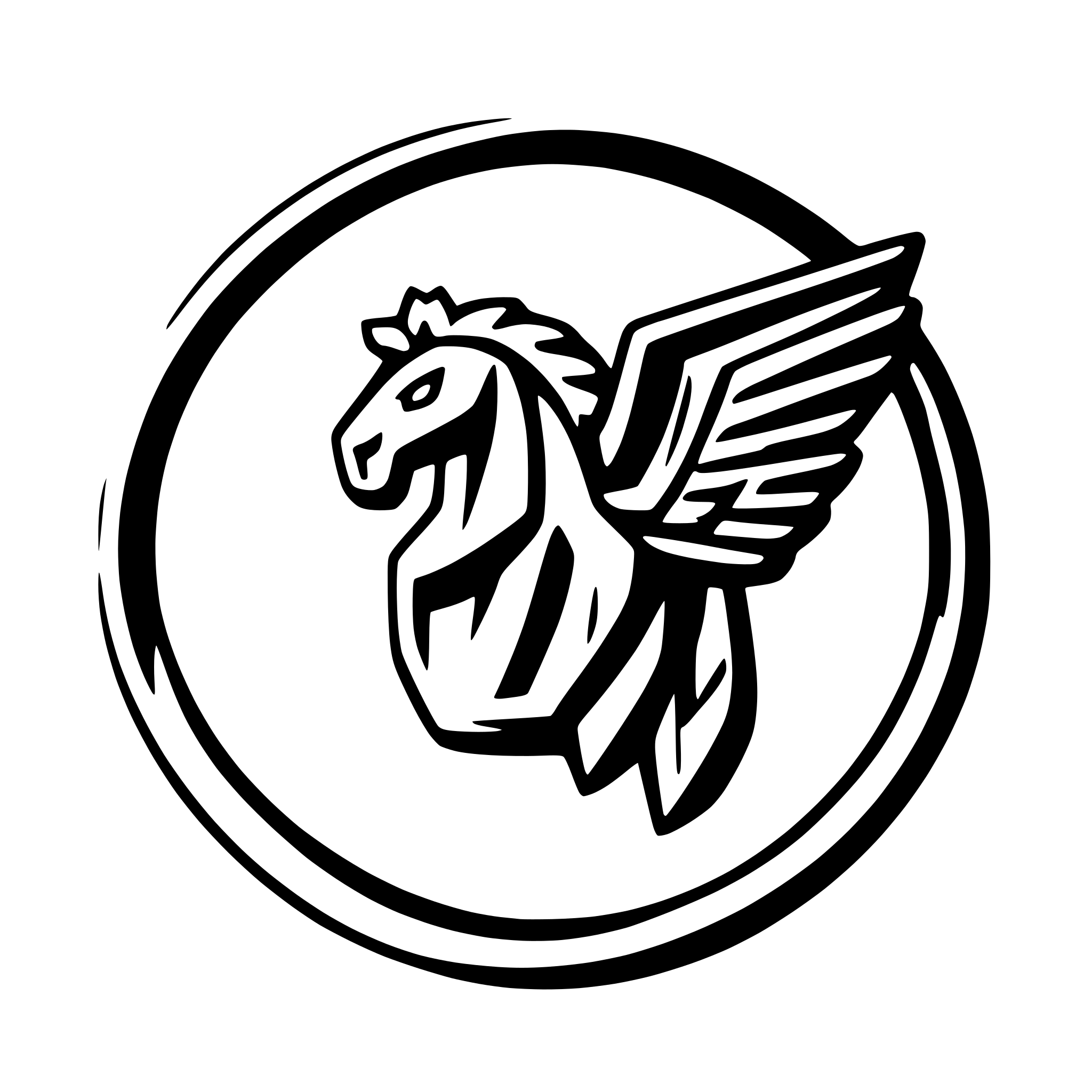 AI-generated SVG of 'War Pegasus'