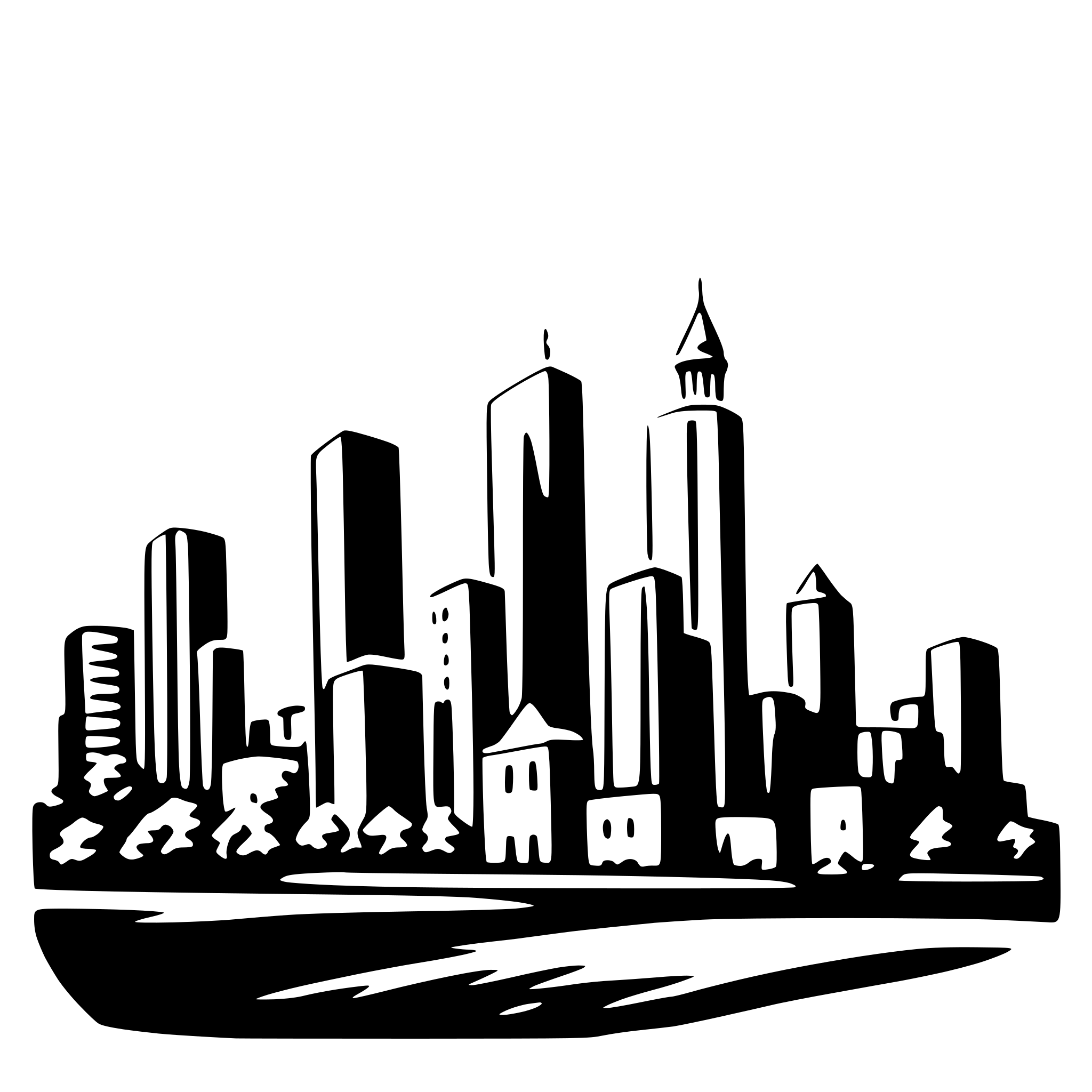 AI-generated SVG of 'city skyline'