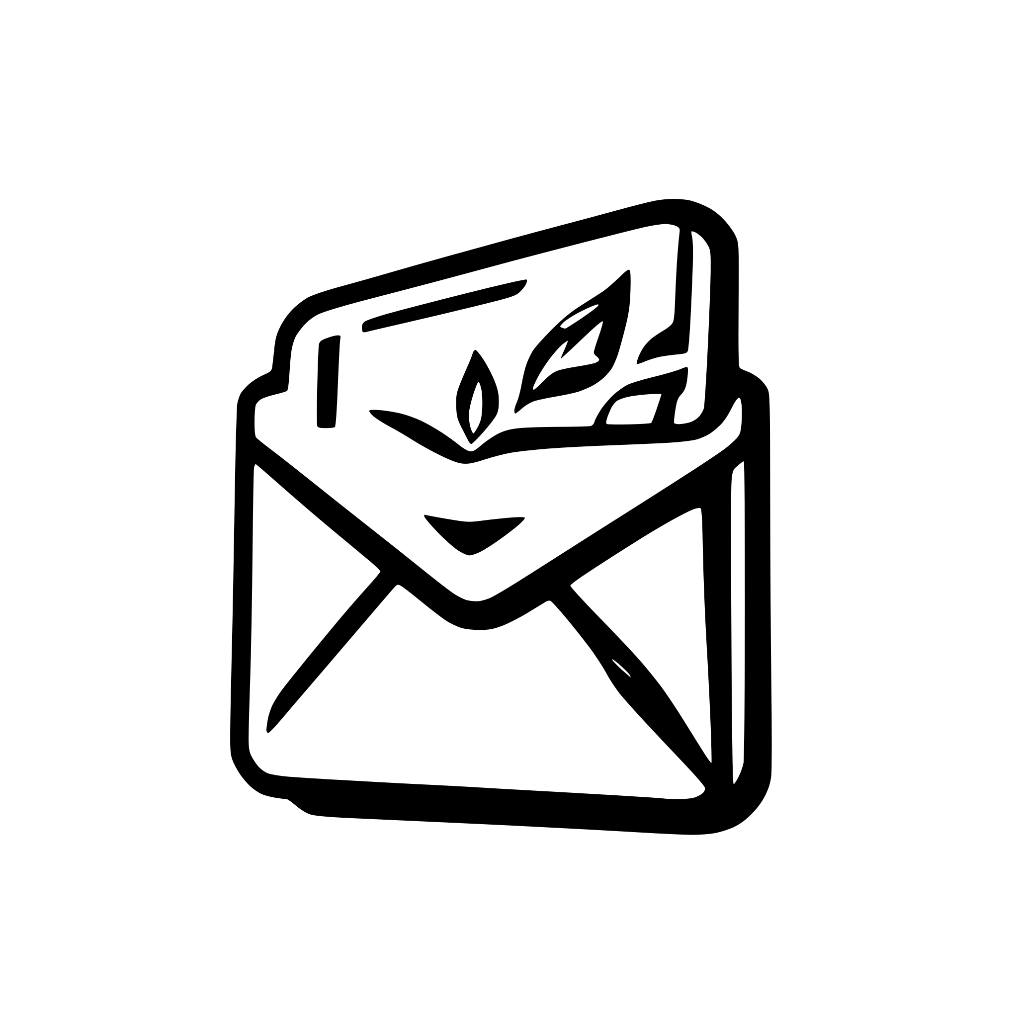 AI-generated SVG of a newsletter icon