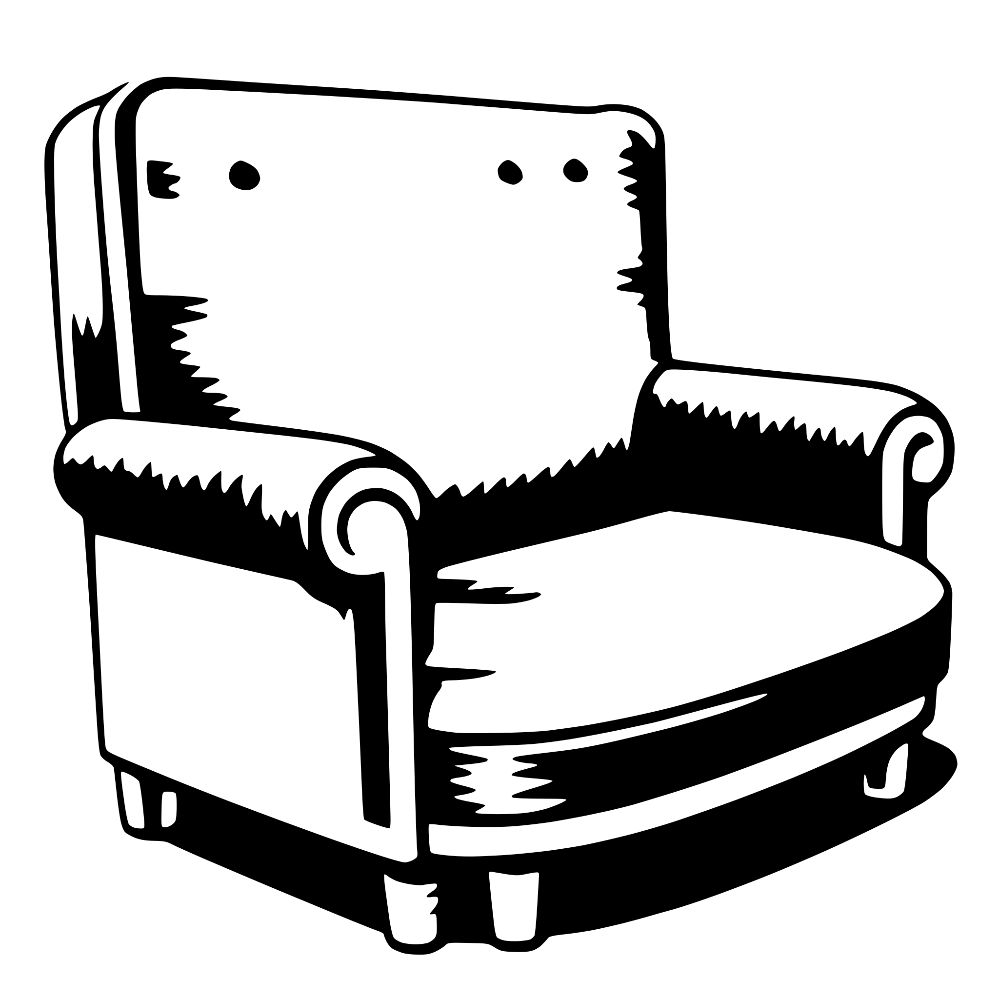 AI-generated SVG of 'sofa'