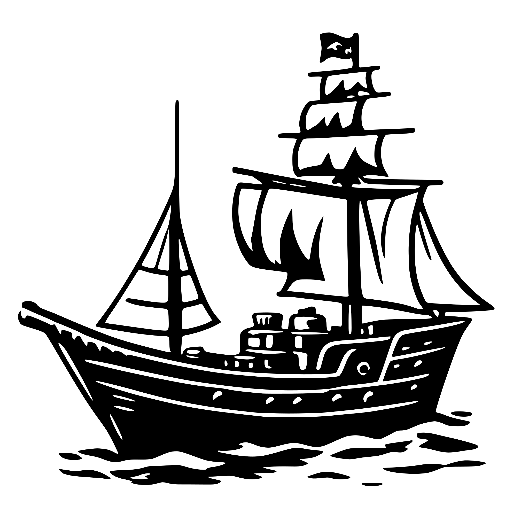 AI-generated SVG of 'pirate ship and rum svg'