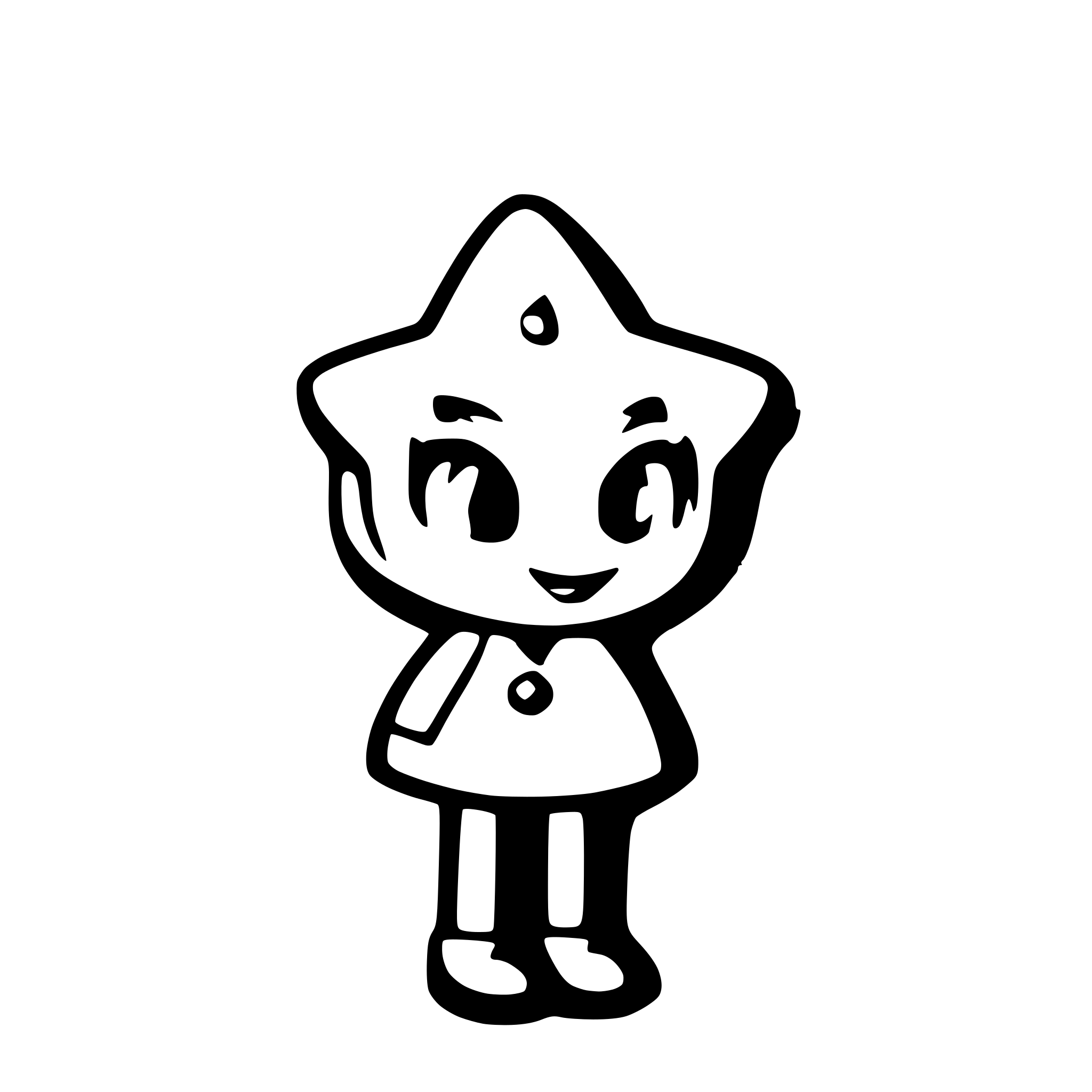 AI-generated SVG of a star
