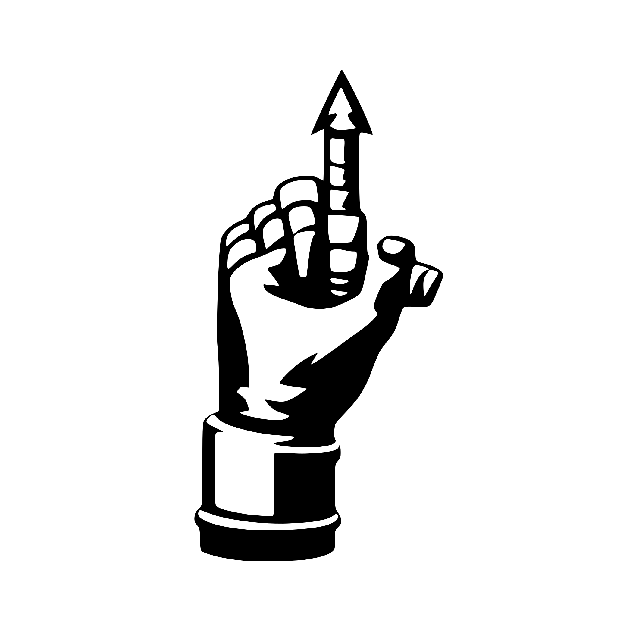 AI-generated SVG of a power click