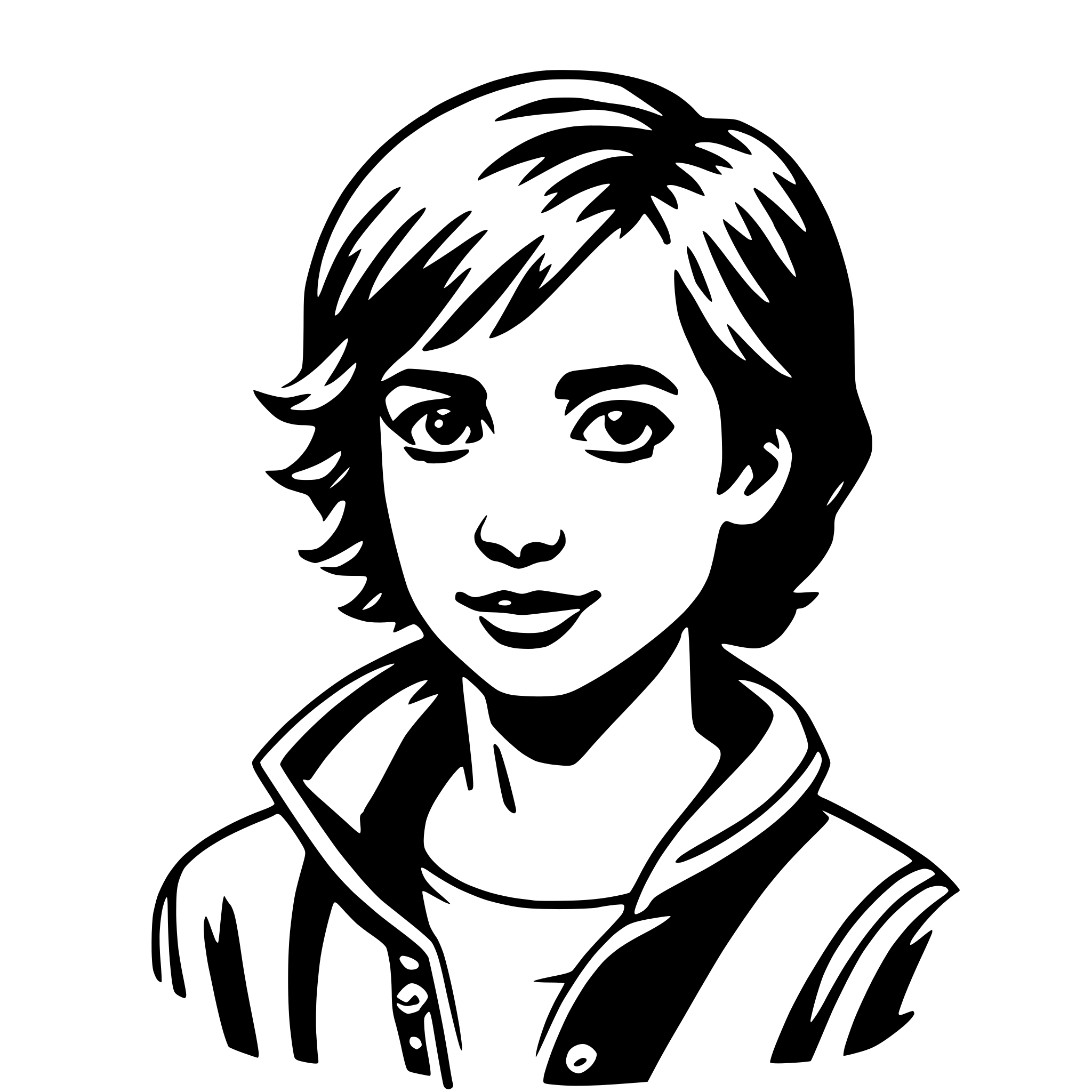 AI-generated SVG of 'teen'