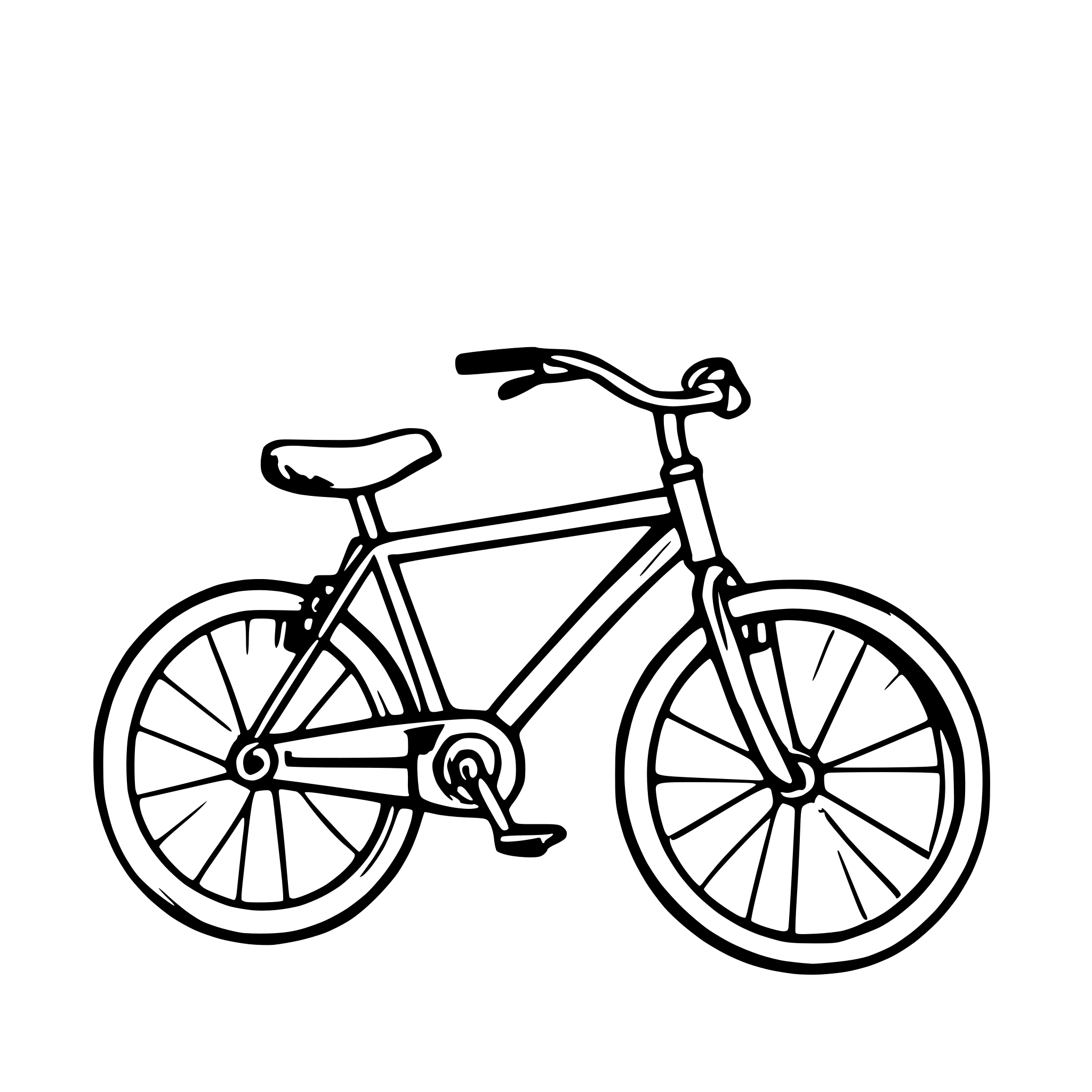 AI-generated SVG of 'small bicycle'