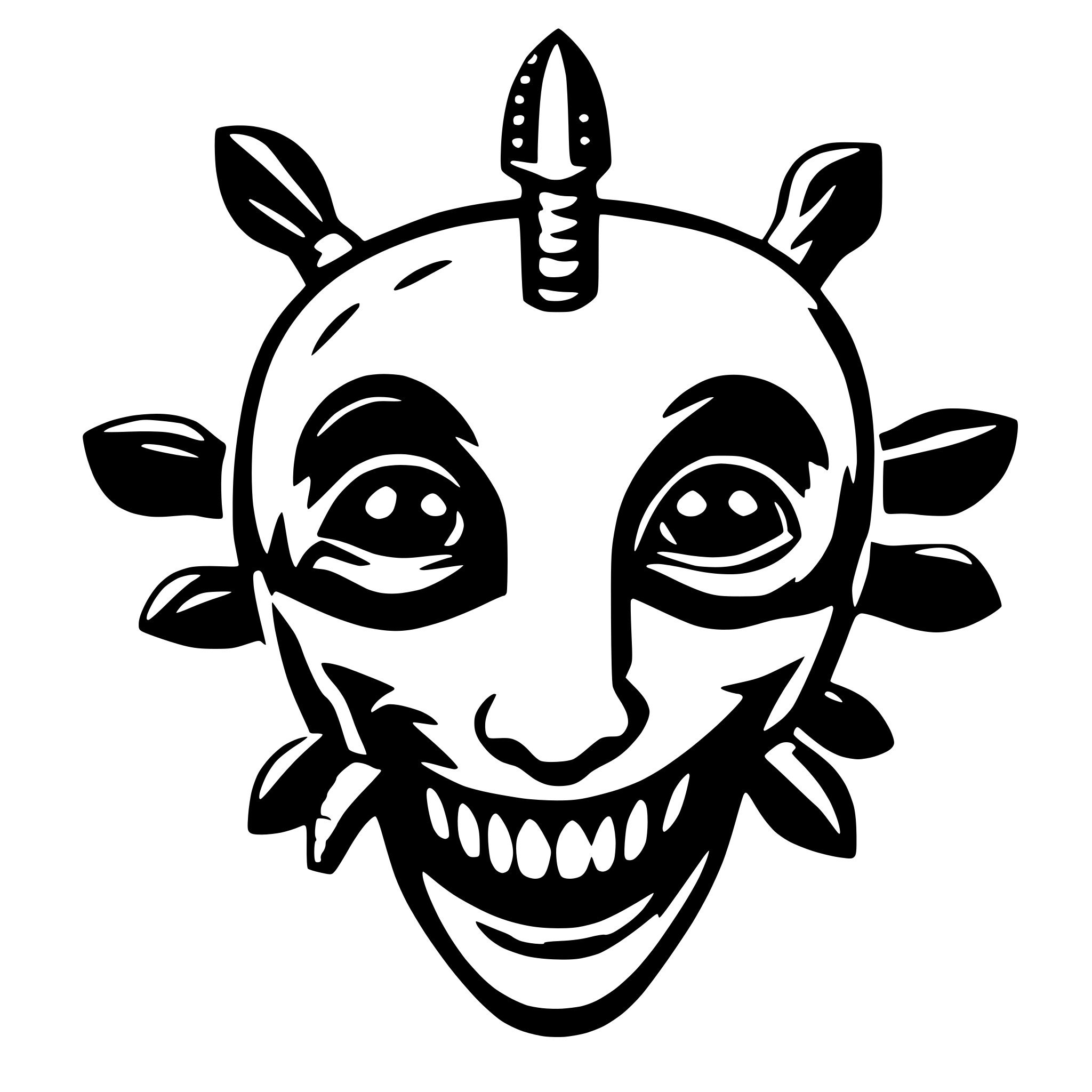 AI-generated SVG of 'odontograma'