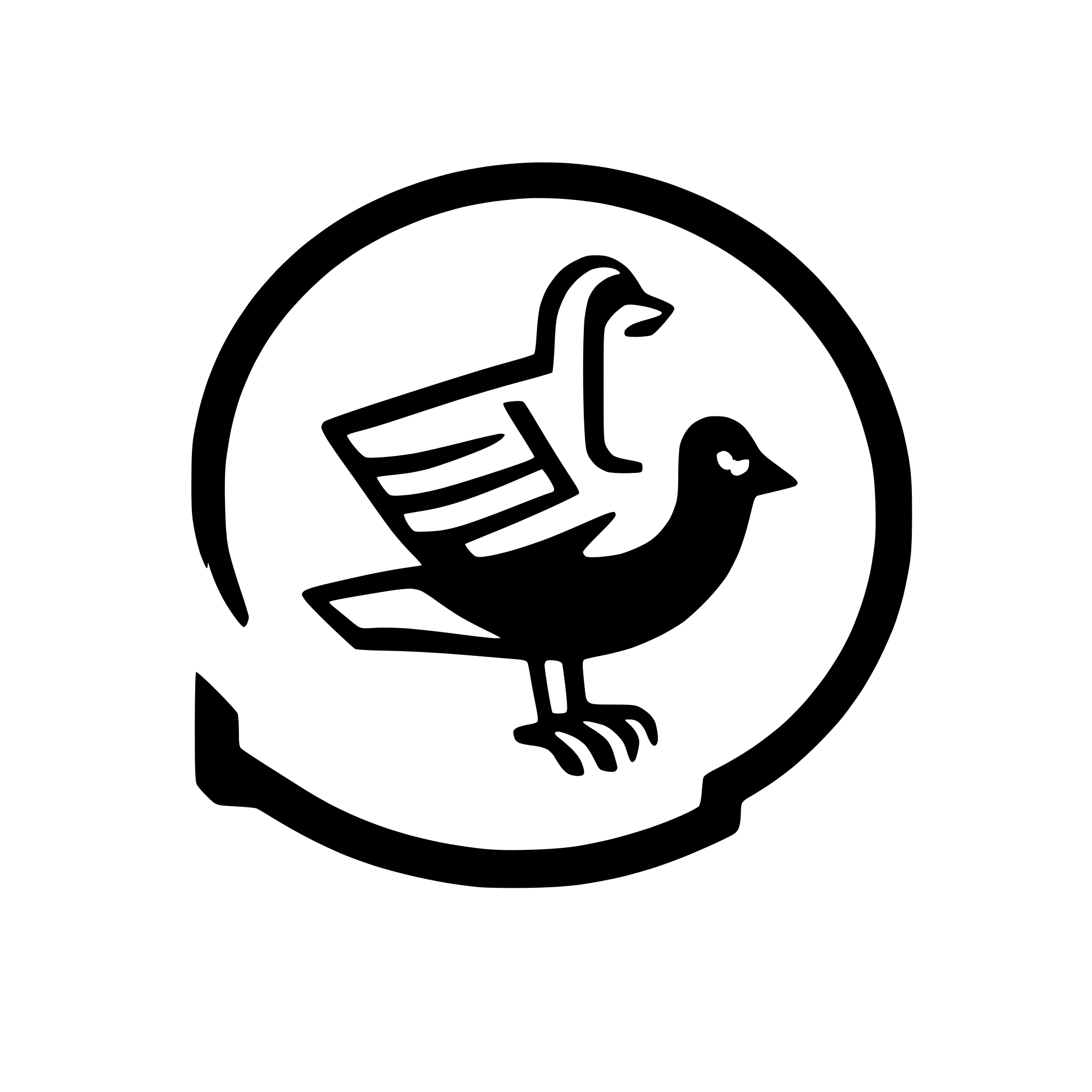 AI-generated SVG of 'B letter like a bird'