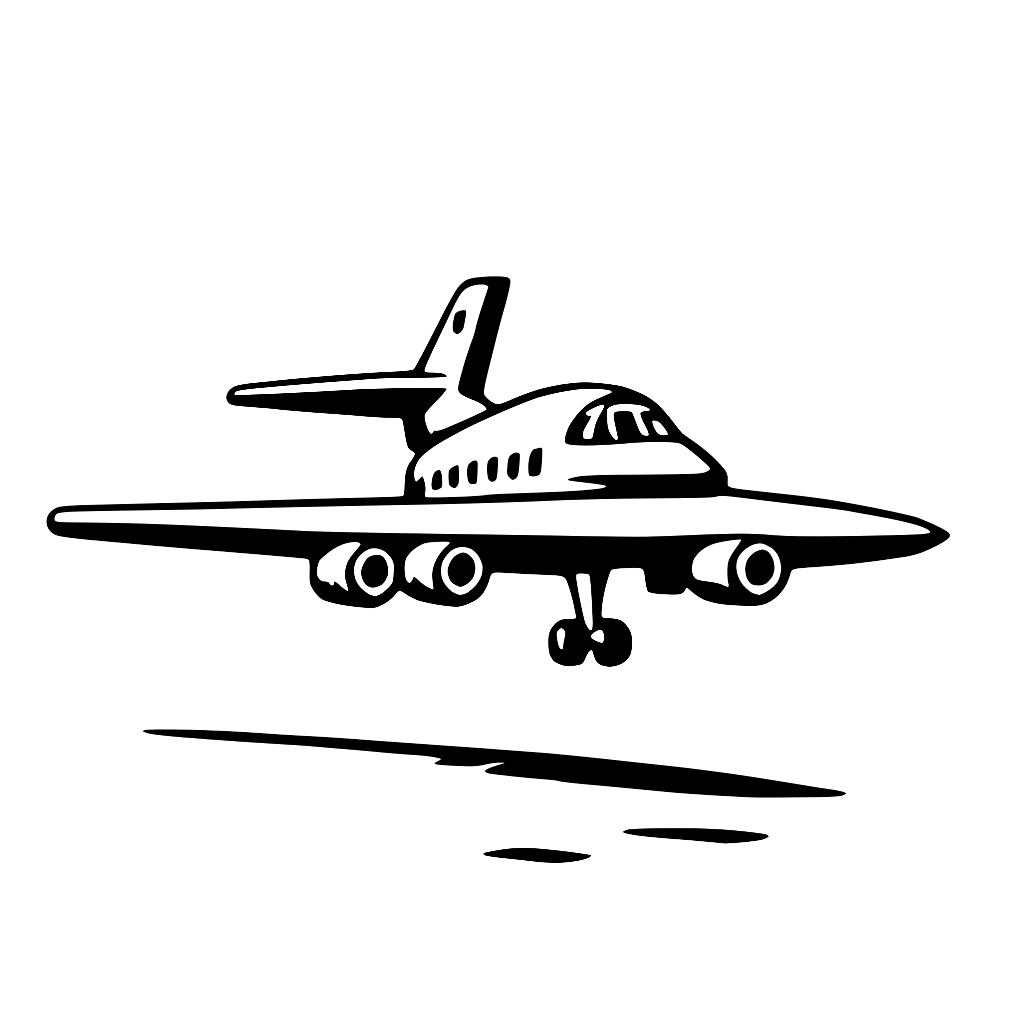 AI-generated SVG of 'airliner'