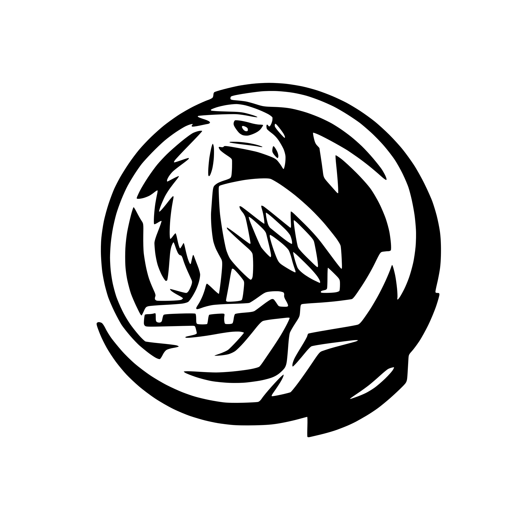 AI-generated SVG of 'griffin brutalist logo'