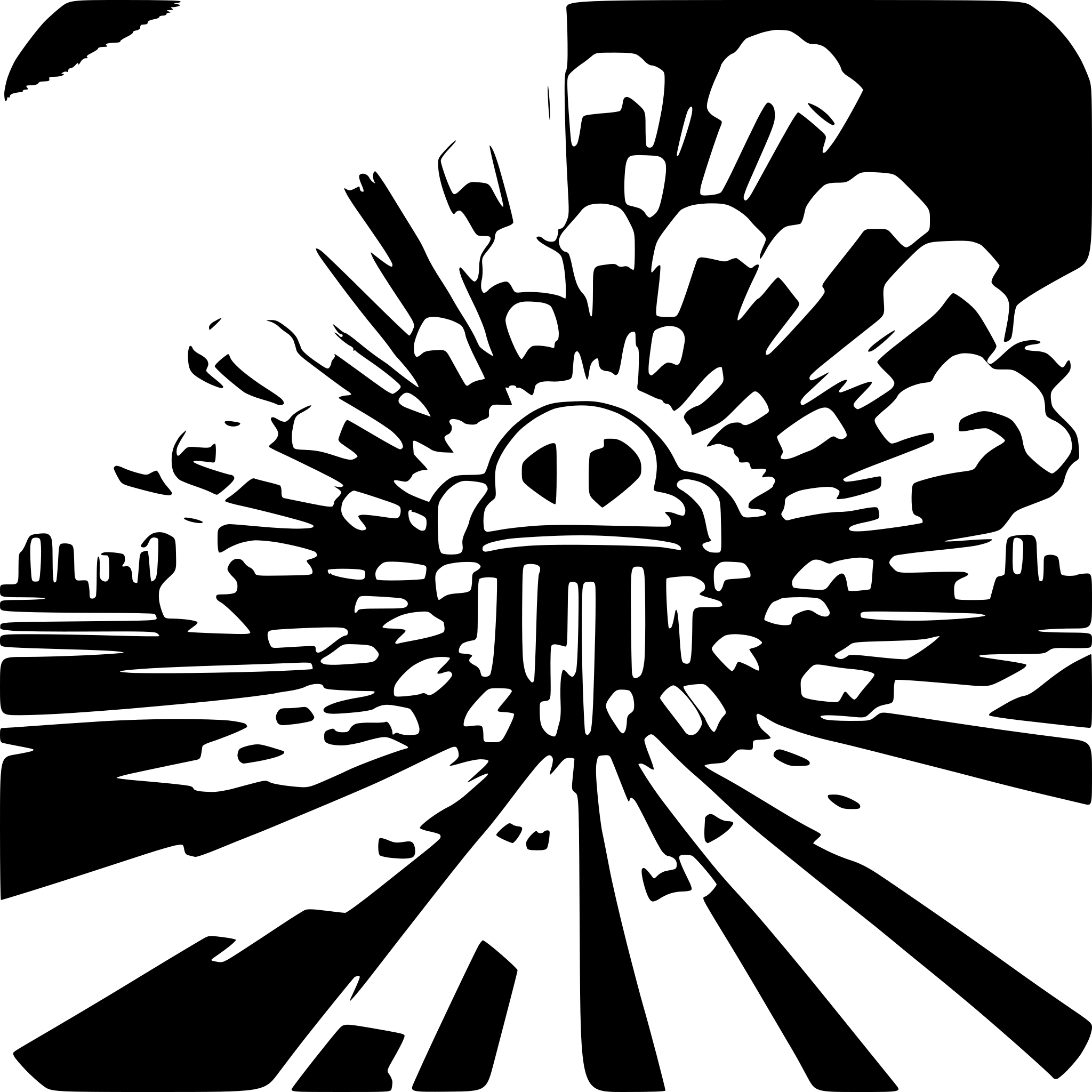 AI-generated SVG of a Retro 8-bit pixel art explosion