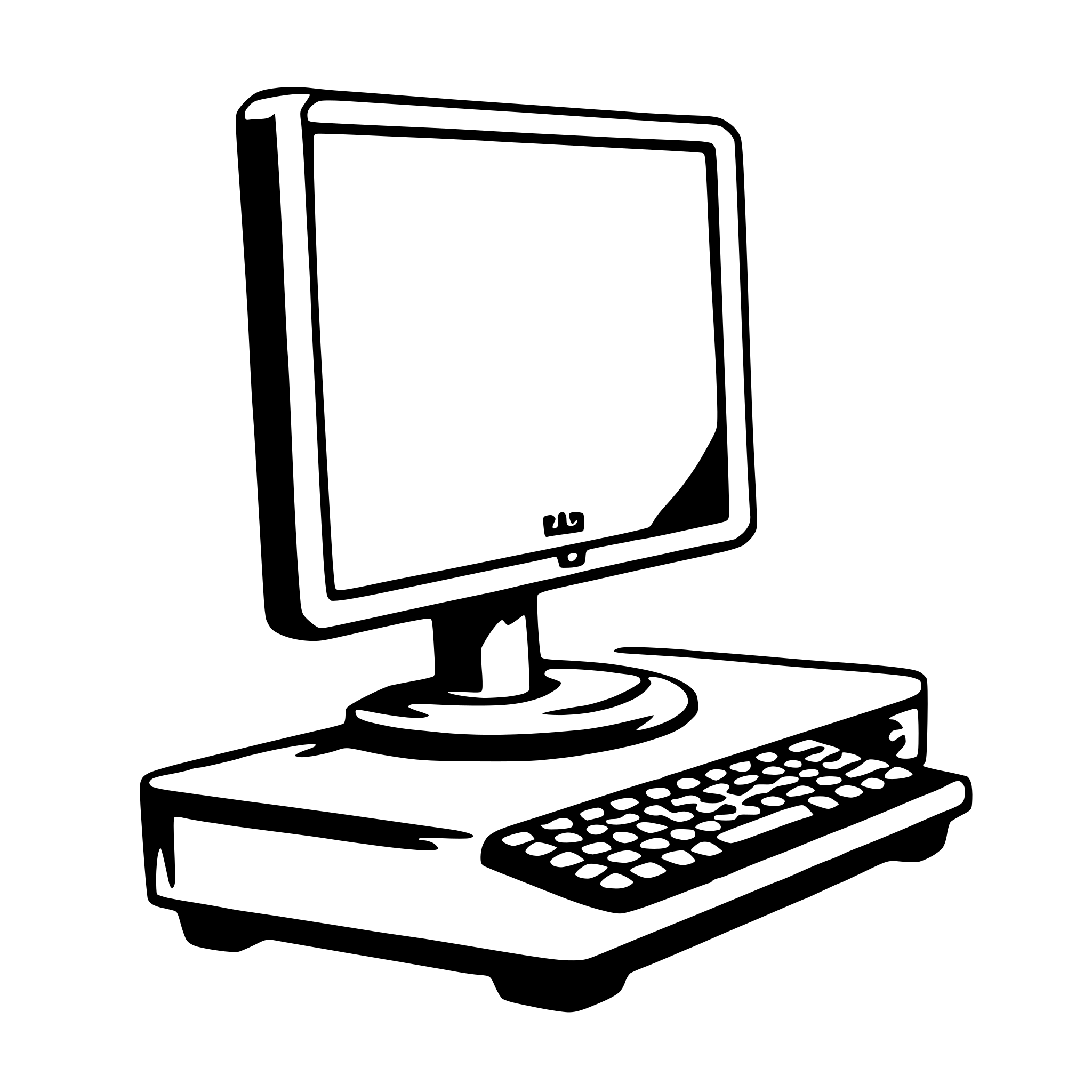 AI-generated SVG of 'computer'