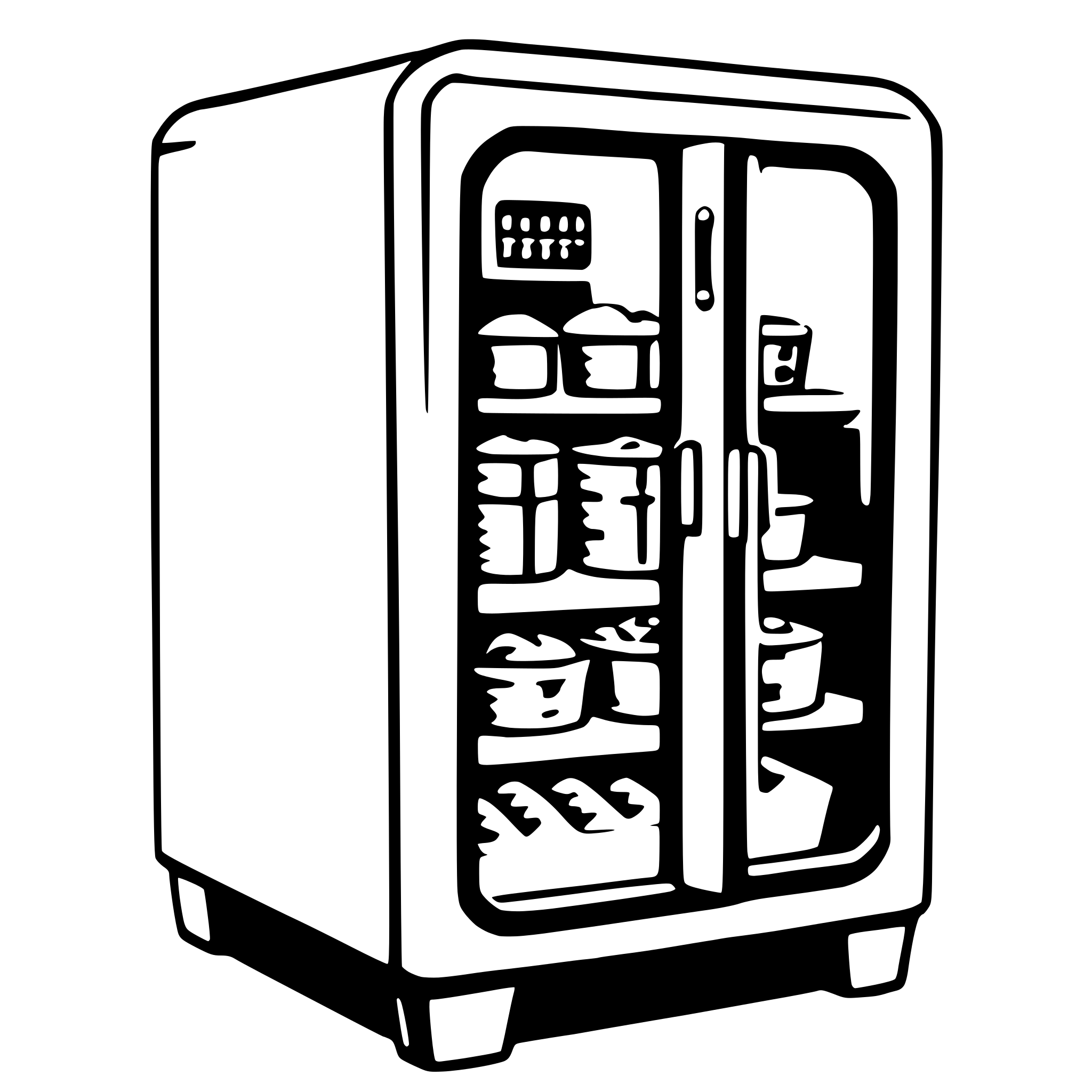 AI-generated SVG of 'freezer'