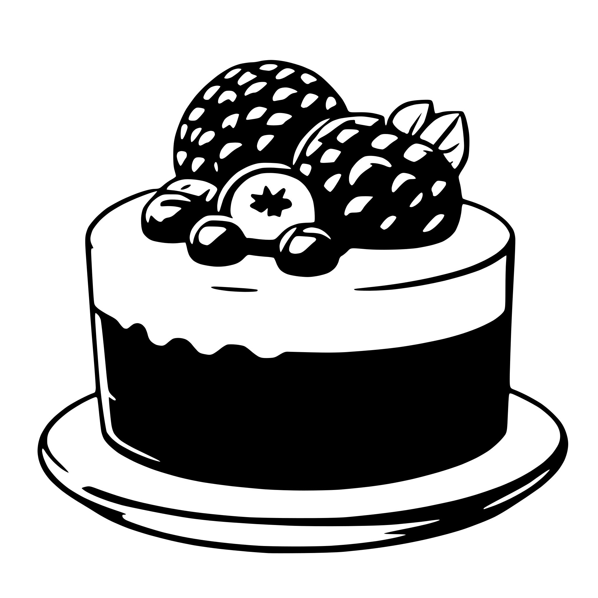 AI-generated SVG of 'dessert'