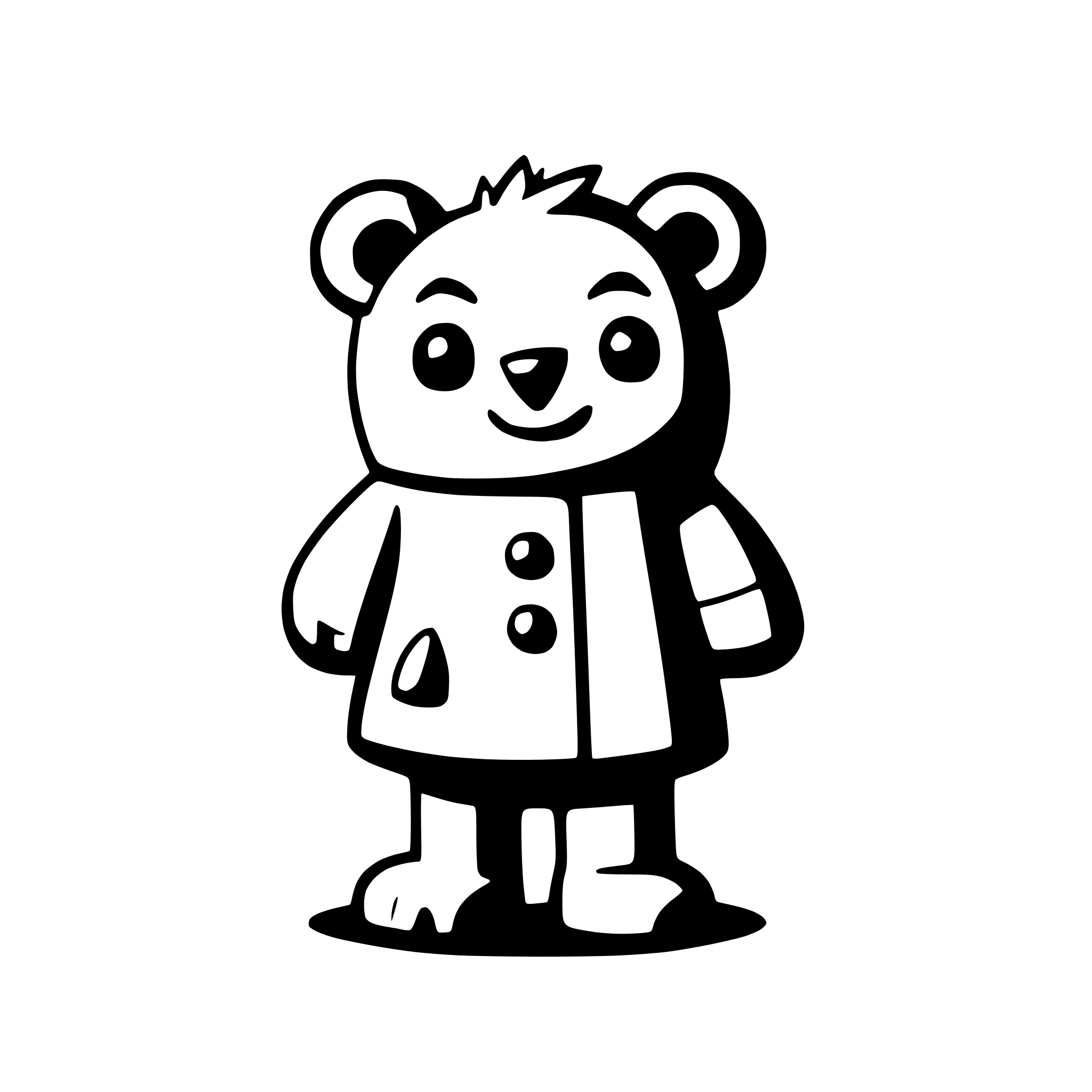 AI-generated SVG of 'bear'