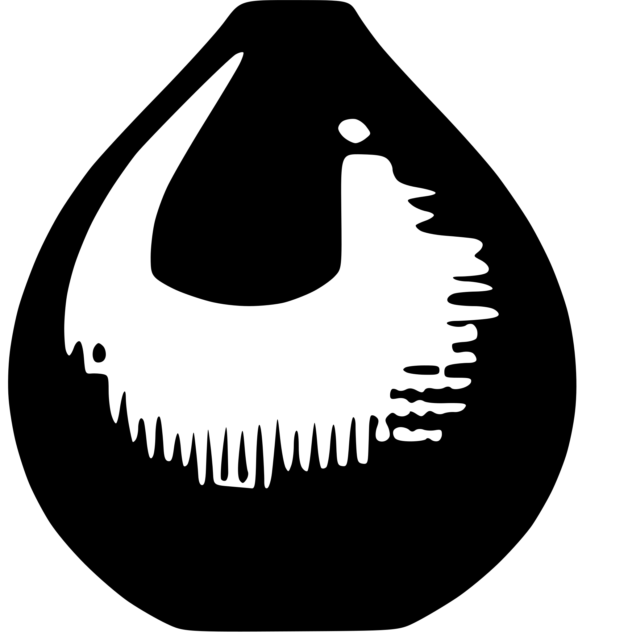 AI-generated SVG of a water droplet