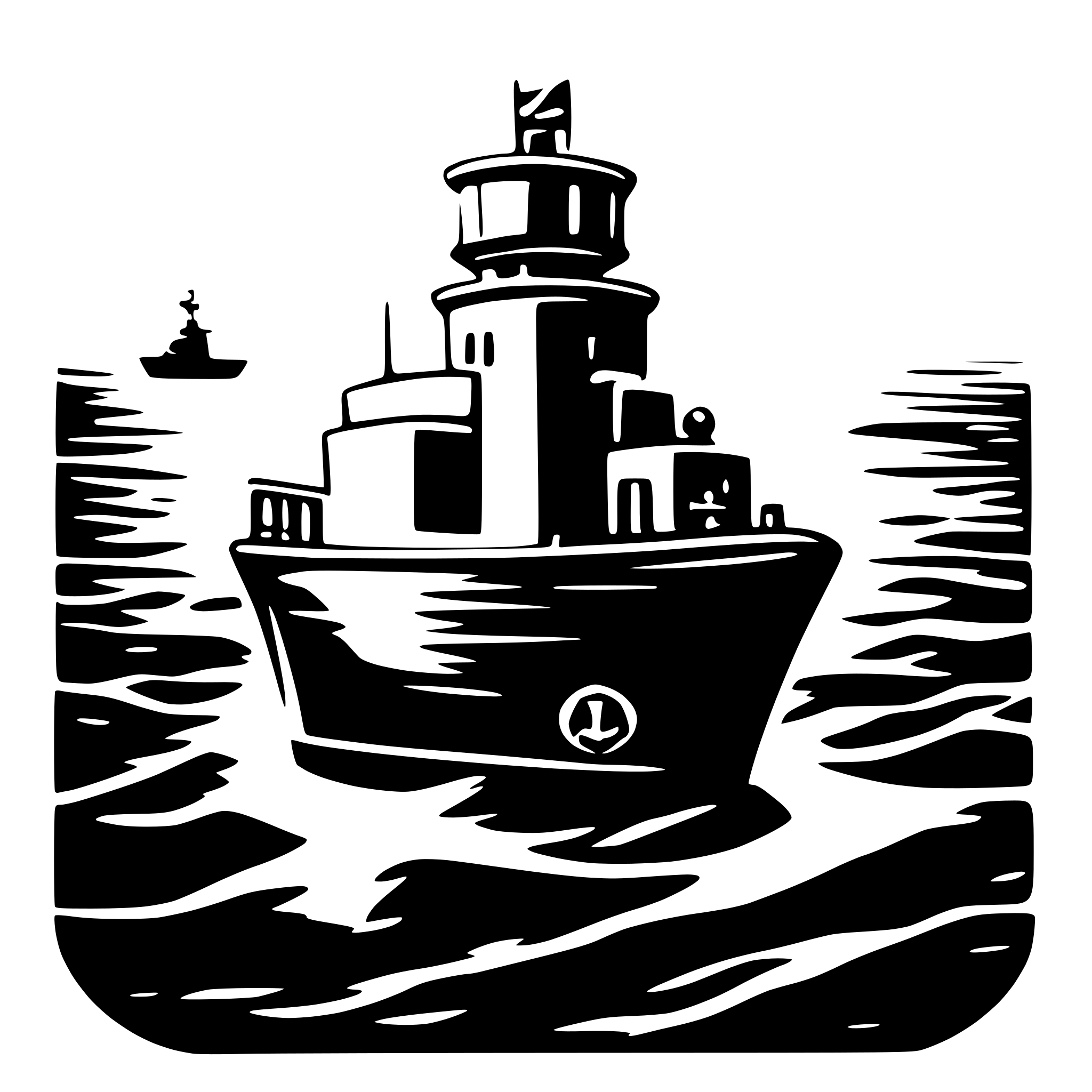 AI-generated SVG of a naval network secure