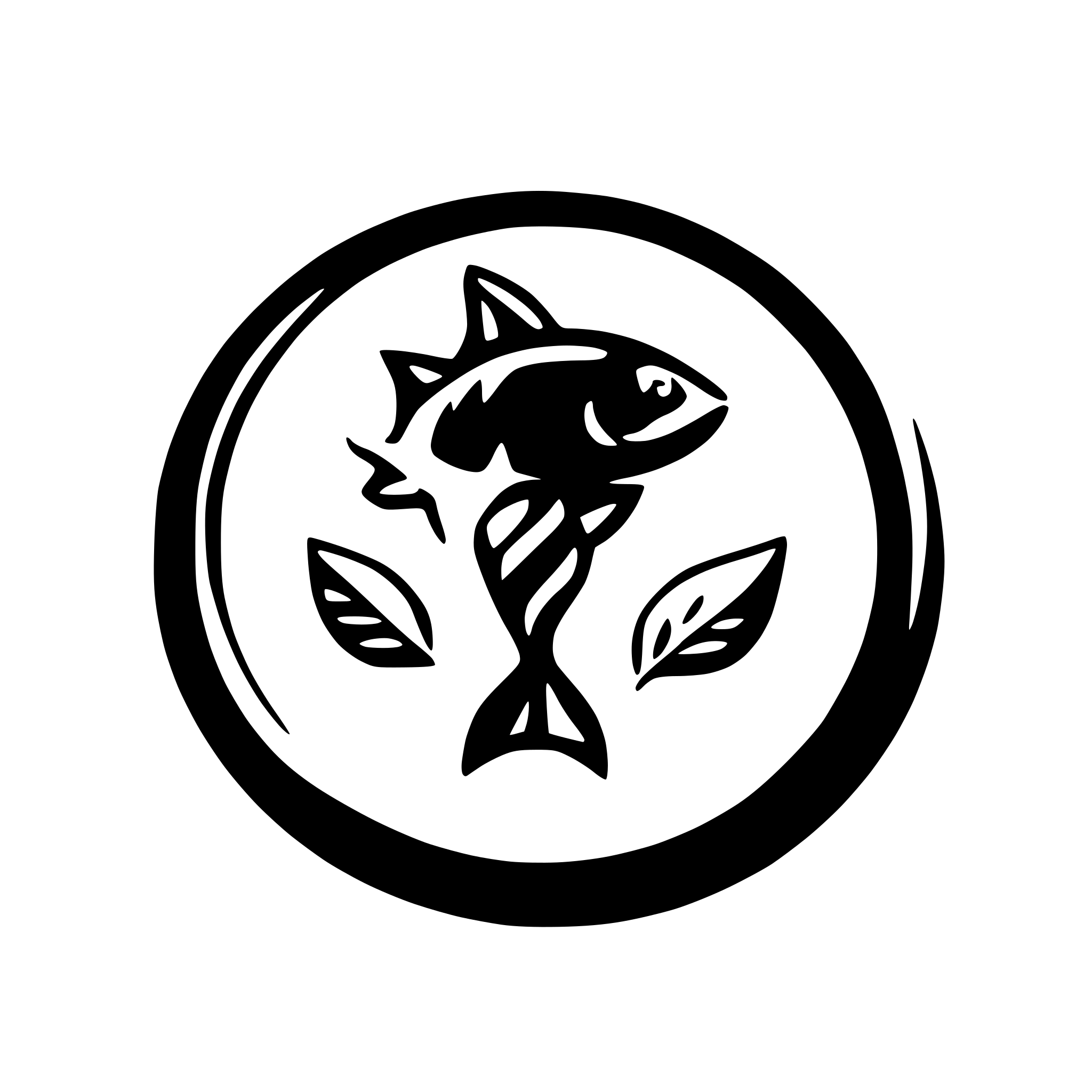AI-generated SVG of a abundance of fish and seafood