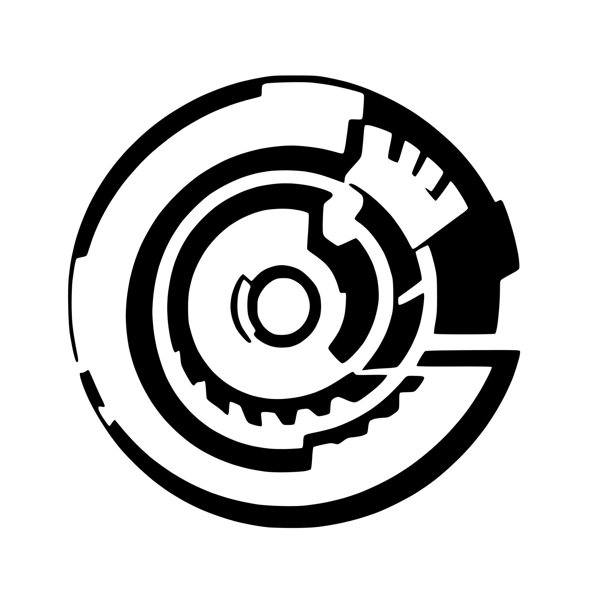 AI-generated SVG of a Circular saw disk