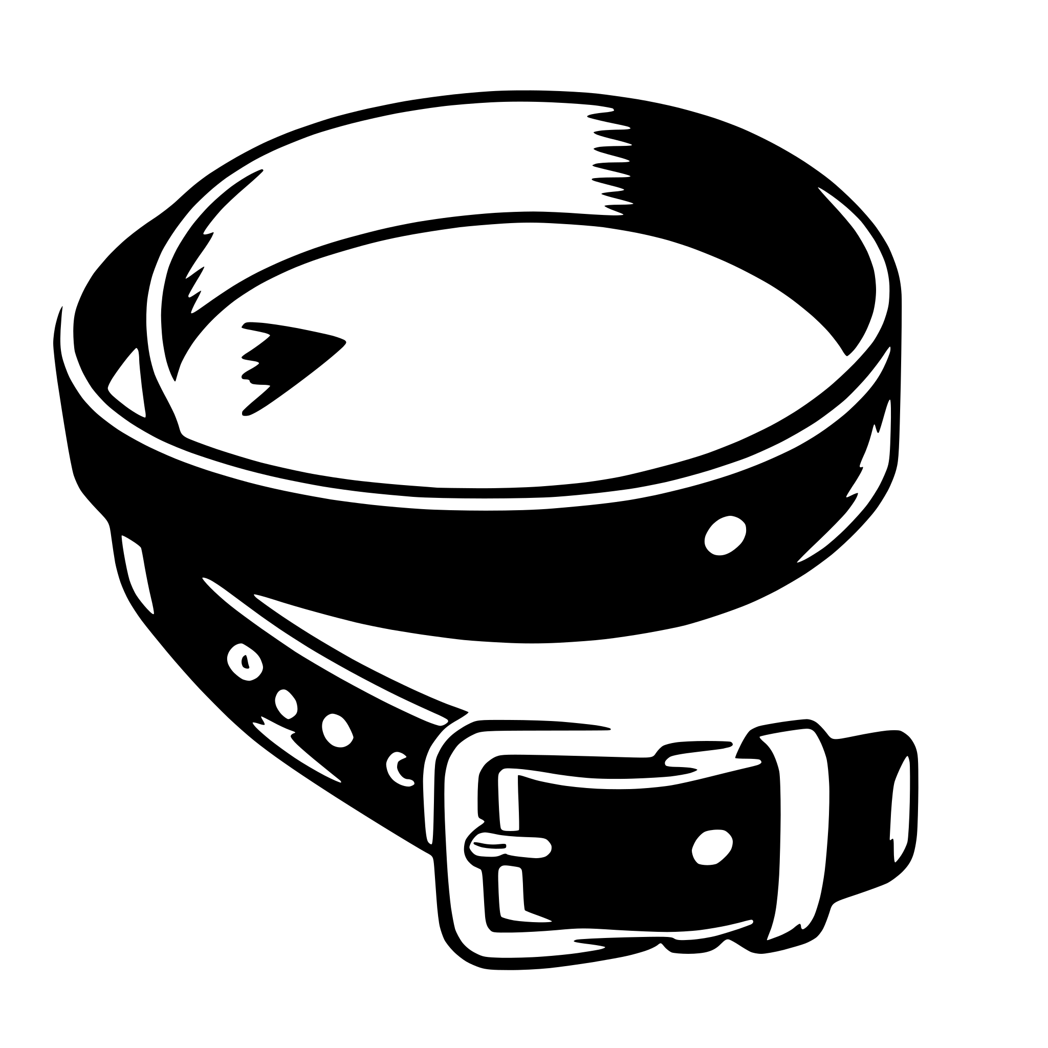 AI-generated SVG of 'belt'