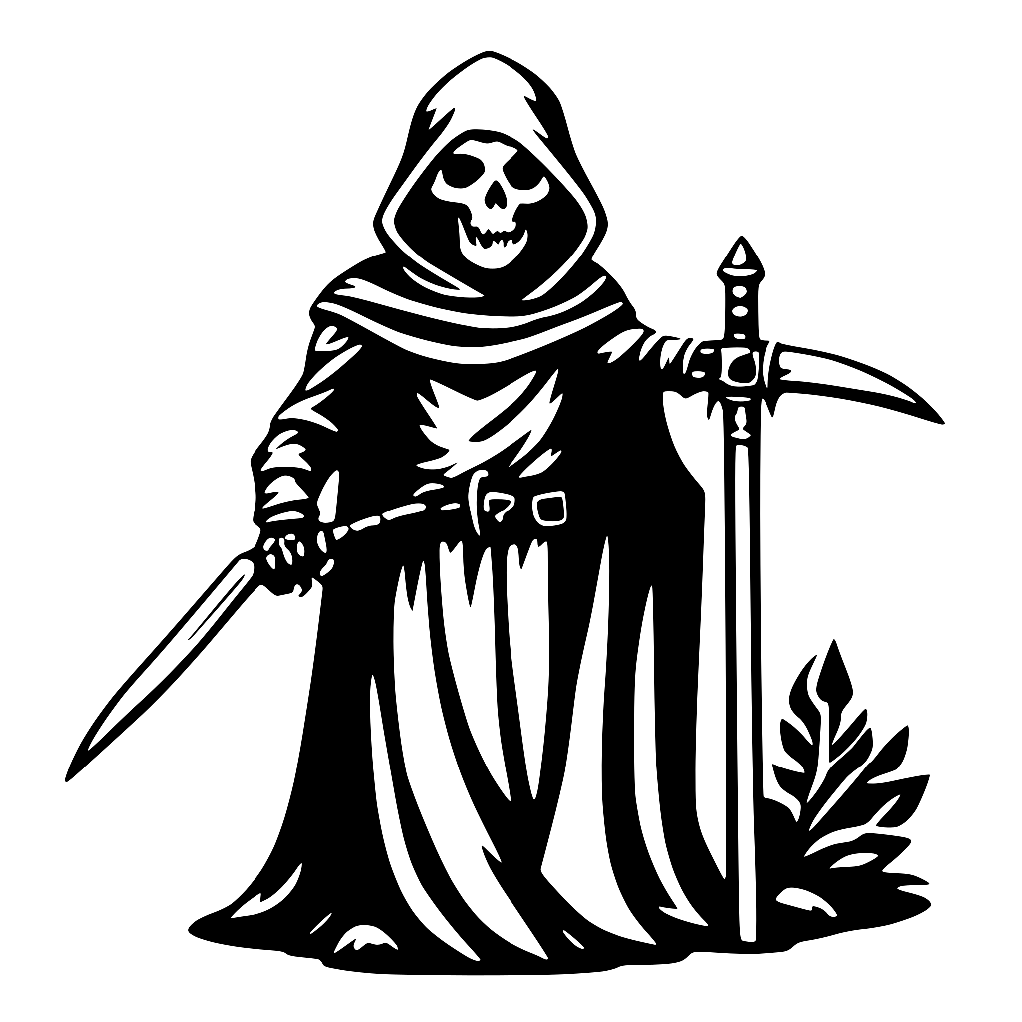 AI-generated SVG of 'Reaper'