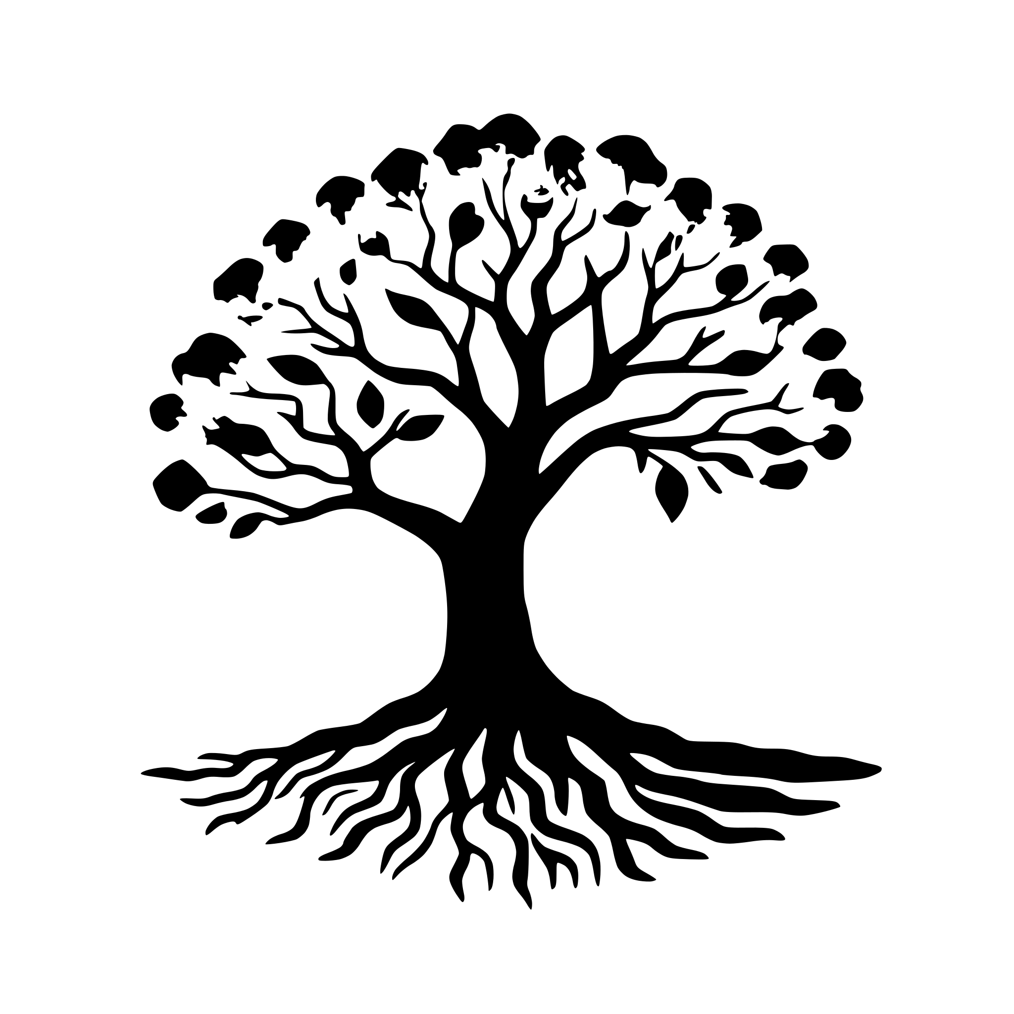 AI-generated SVG of a ai tree accelator