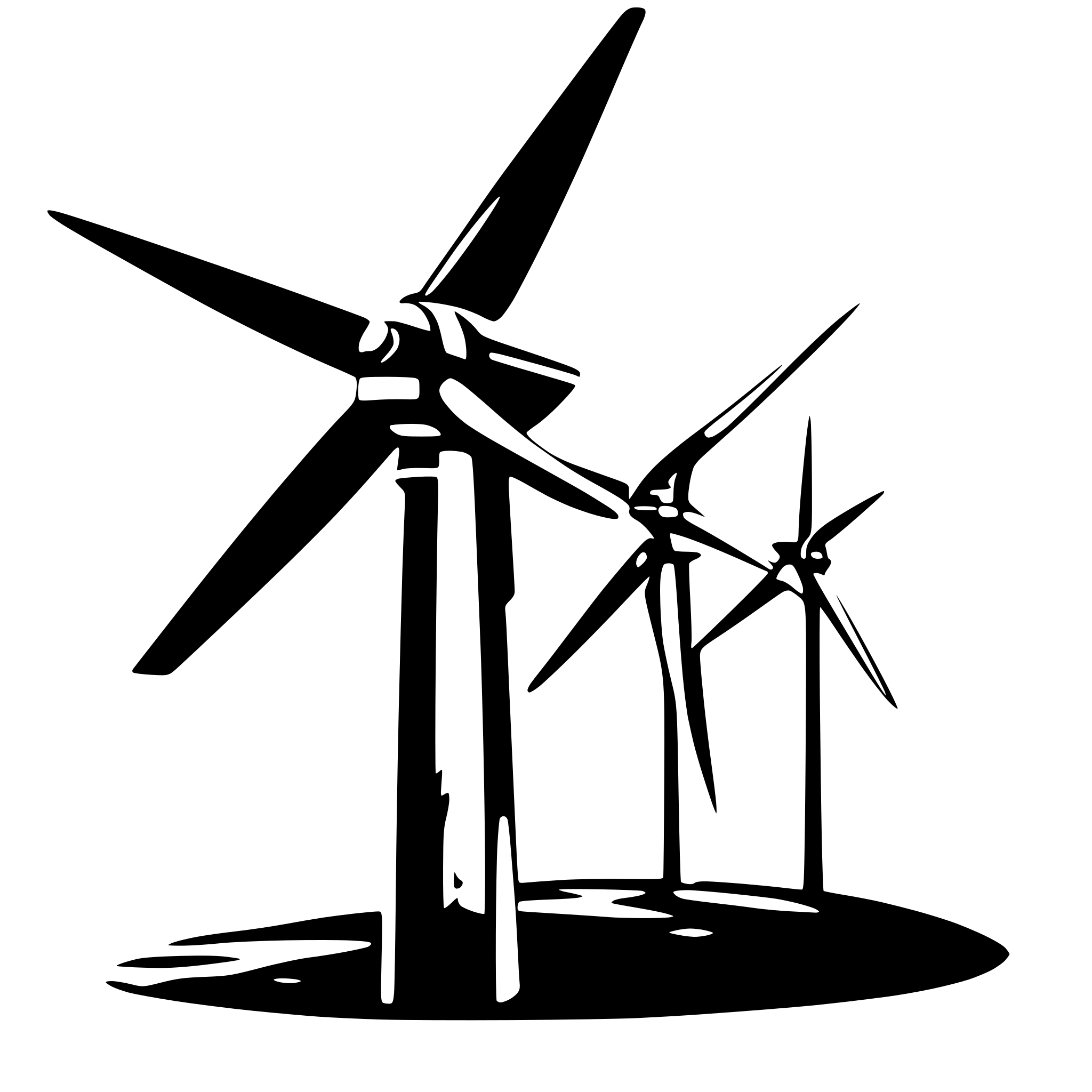 AI-generated SVG of a An single offshore wind turbine with three blades and a monopile foundation AI-generated SVG of a An single offshore wind turbine with three blades and a monopile foundation