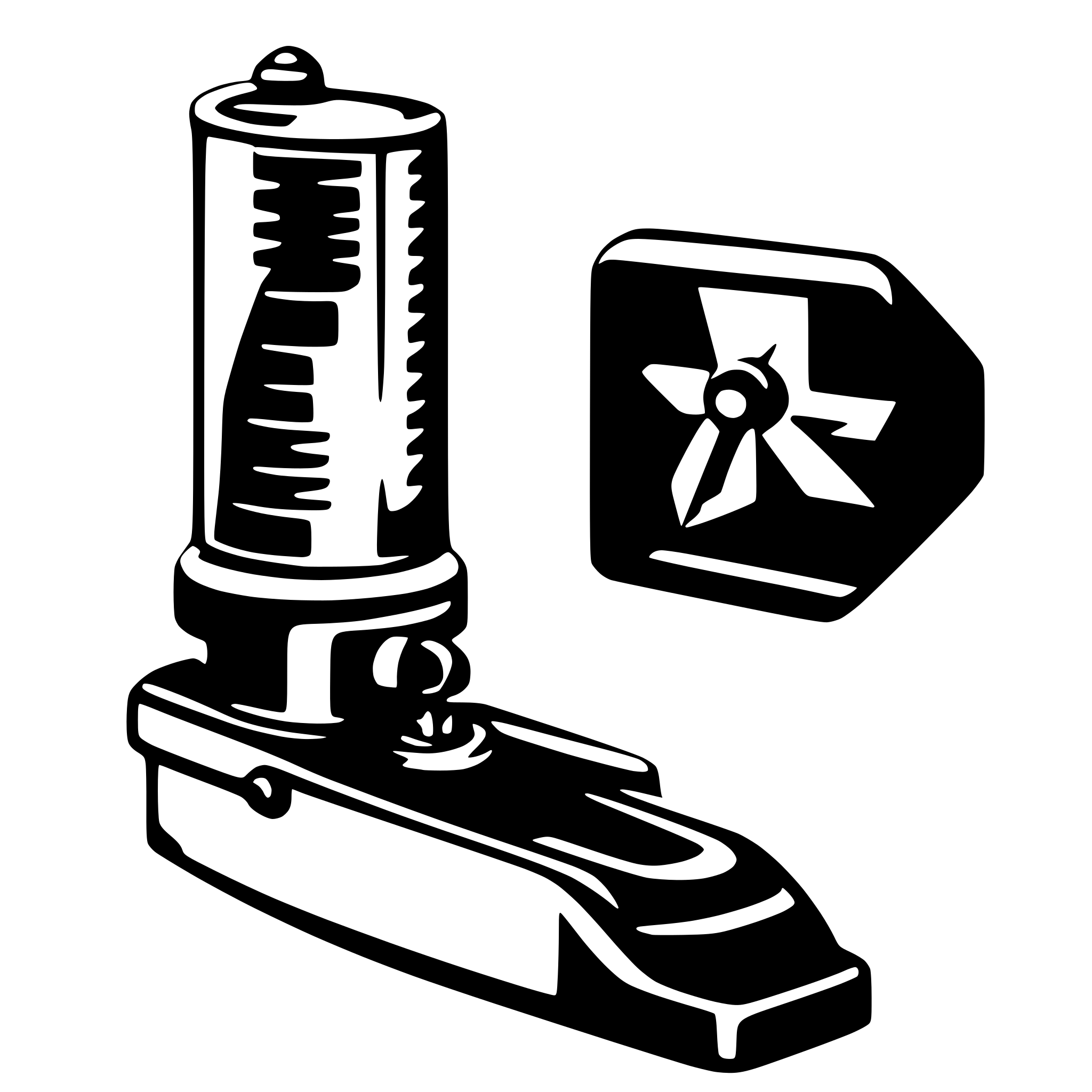 AI-generated SVG of a a logo of a light weight productivity tool that is a linar slide by slide presentaiton tool AI-generated SVG of a a logo of a light weight productivity tool that is a linar slide by slide presentaiton tool