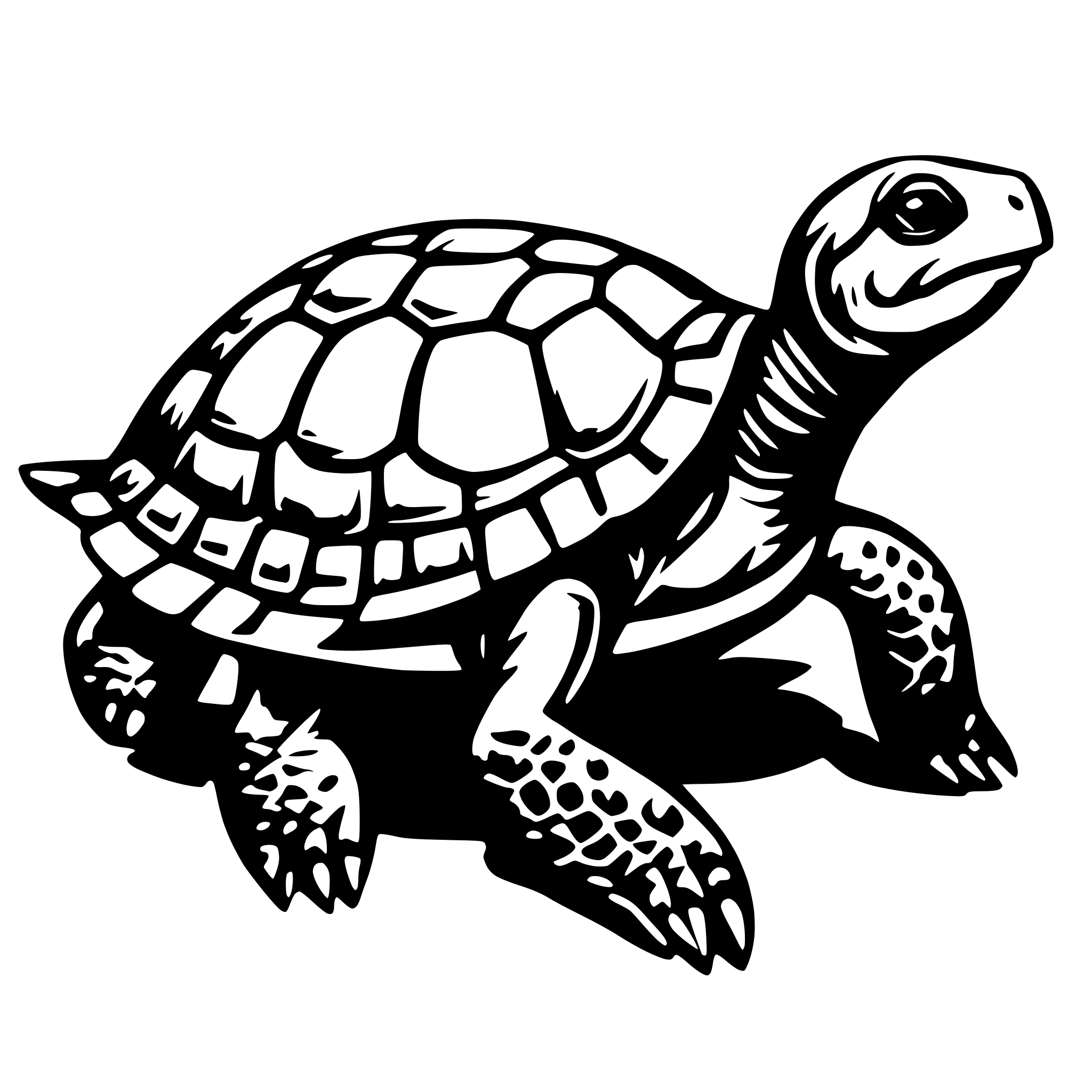 AI-generated SVG of 'Turtle'