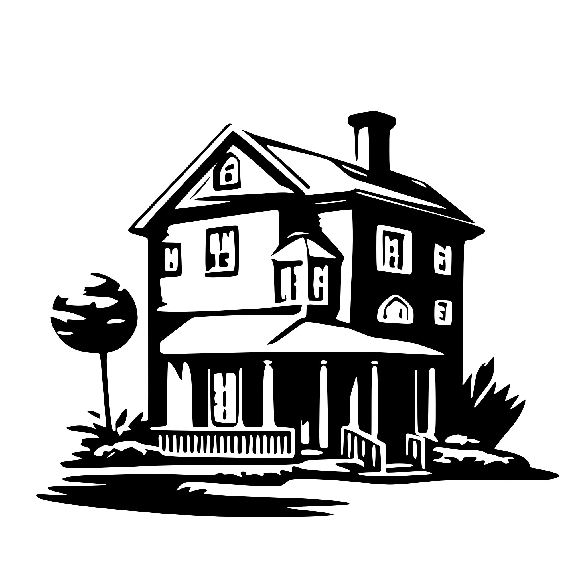 AI-generated SVG of a a minimalistic illustration of a beautiful house AI-generated SVG of a a minimalistic illustration of a beautiful house