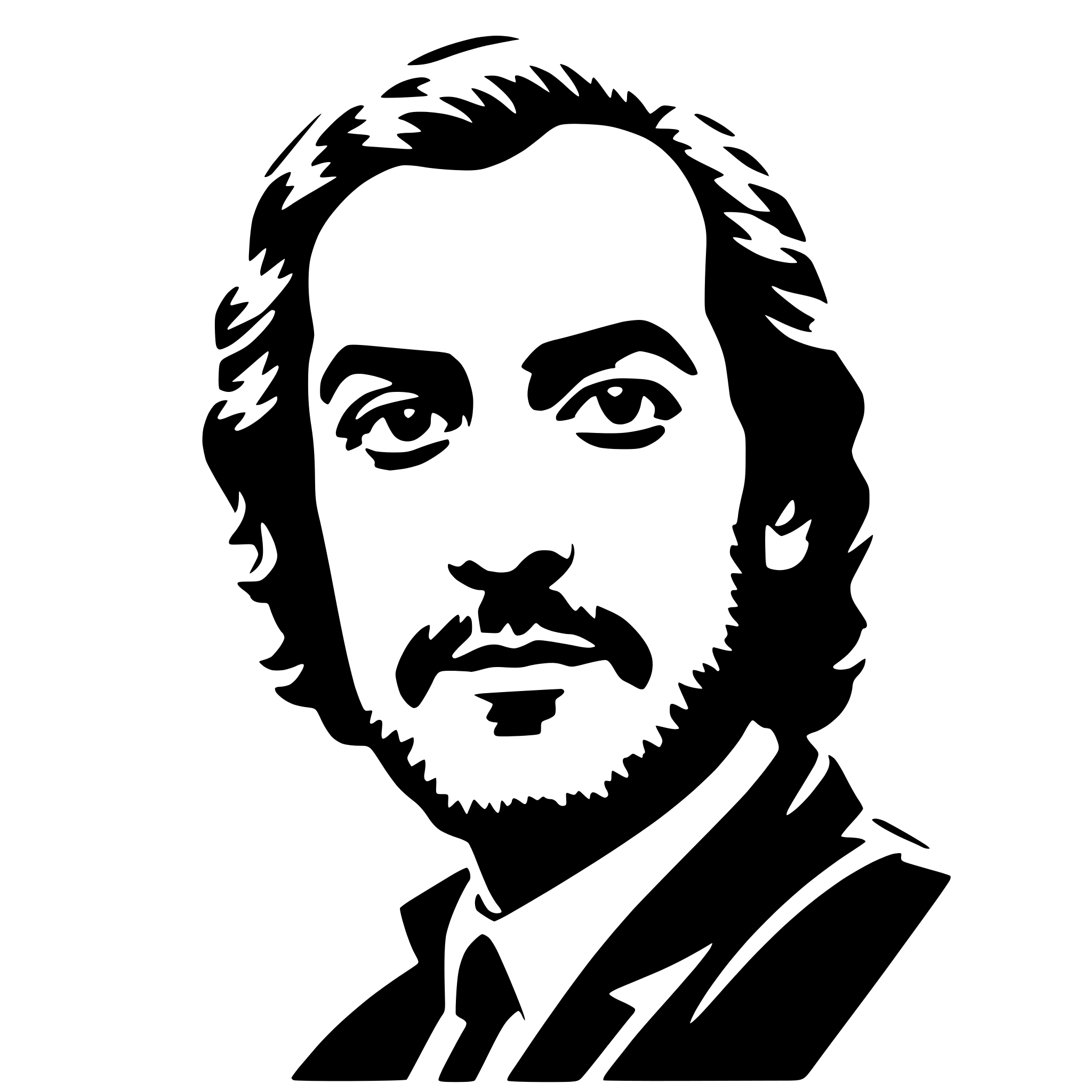 AI-generated SVG of 'stanley kubrick'