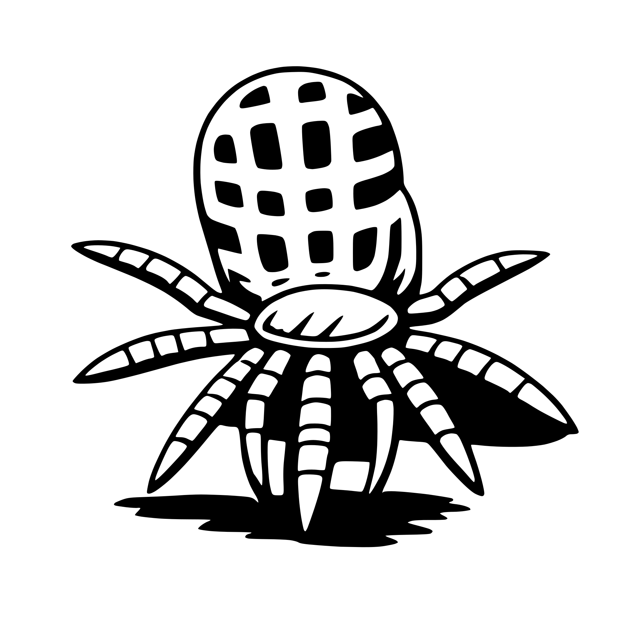 AI-generated SVG of a anansi