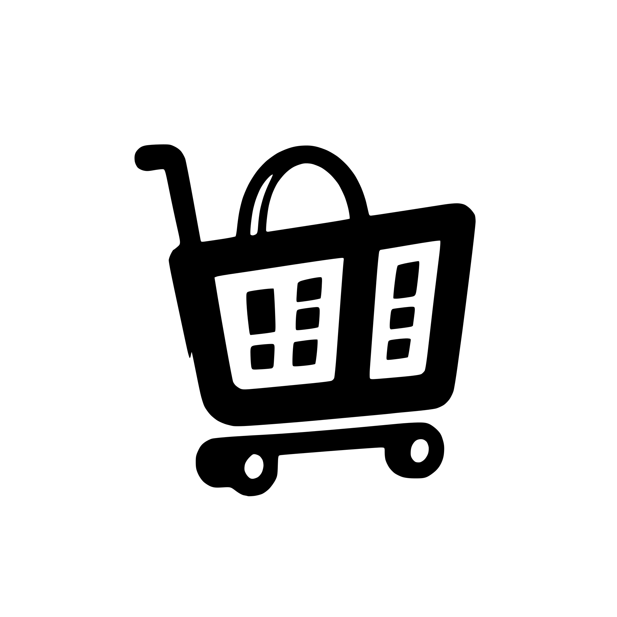 AI-generated SVG of 'a shopping chart icon'