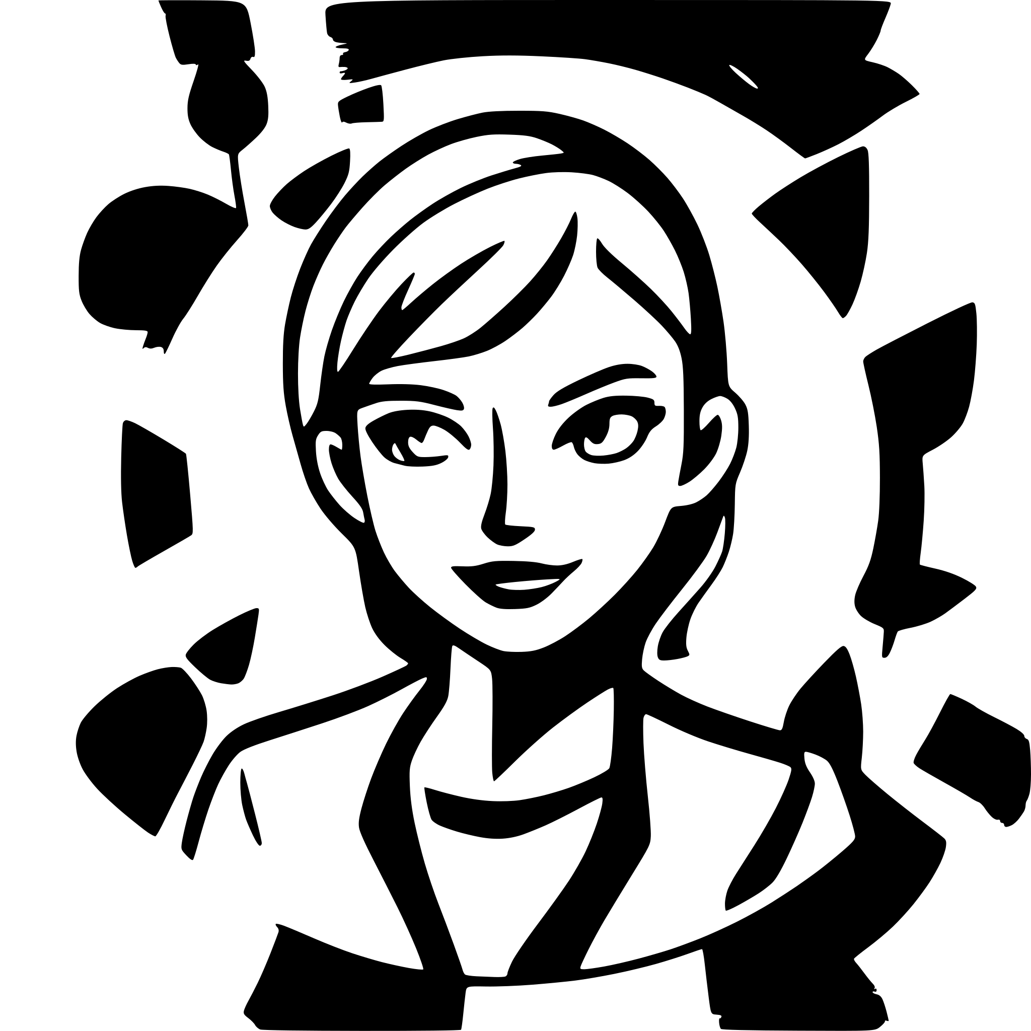 AI-generated SVG of 'mosaic layout of a persona'