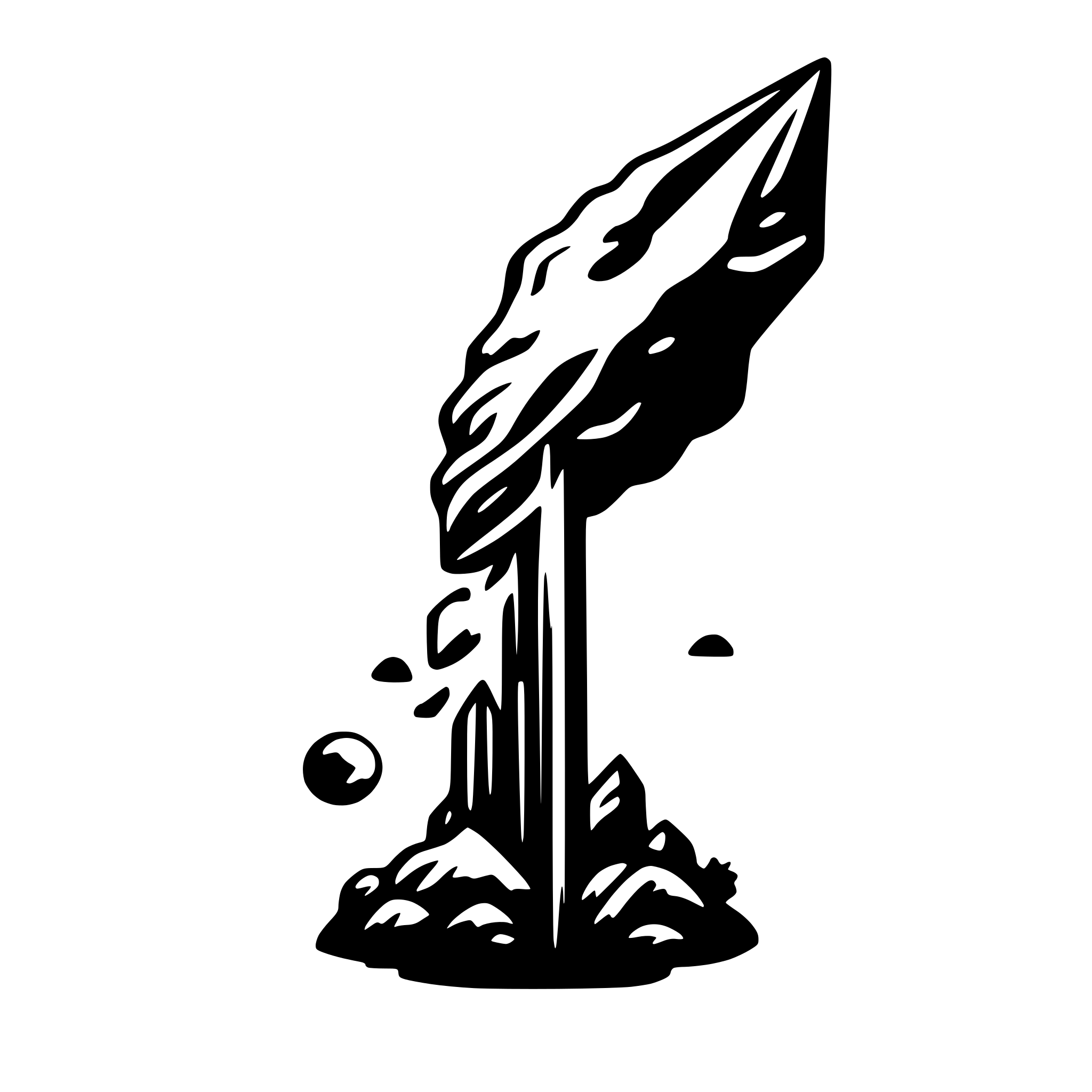 AI-generated SVG of a comet flat