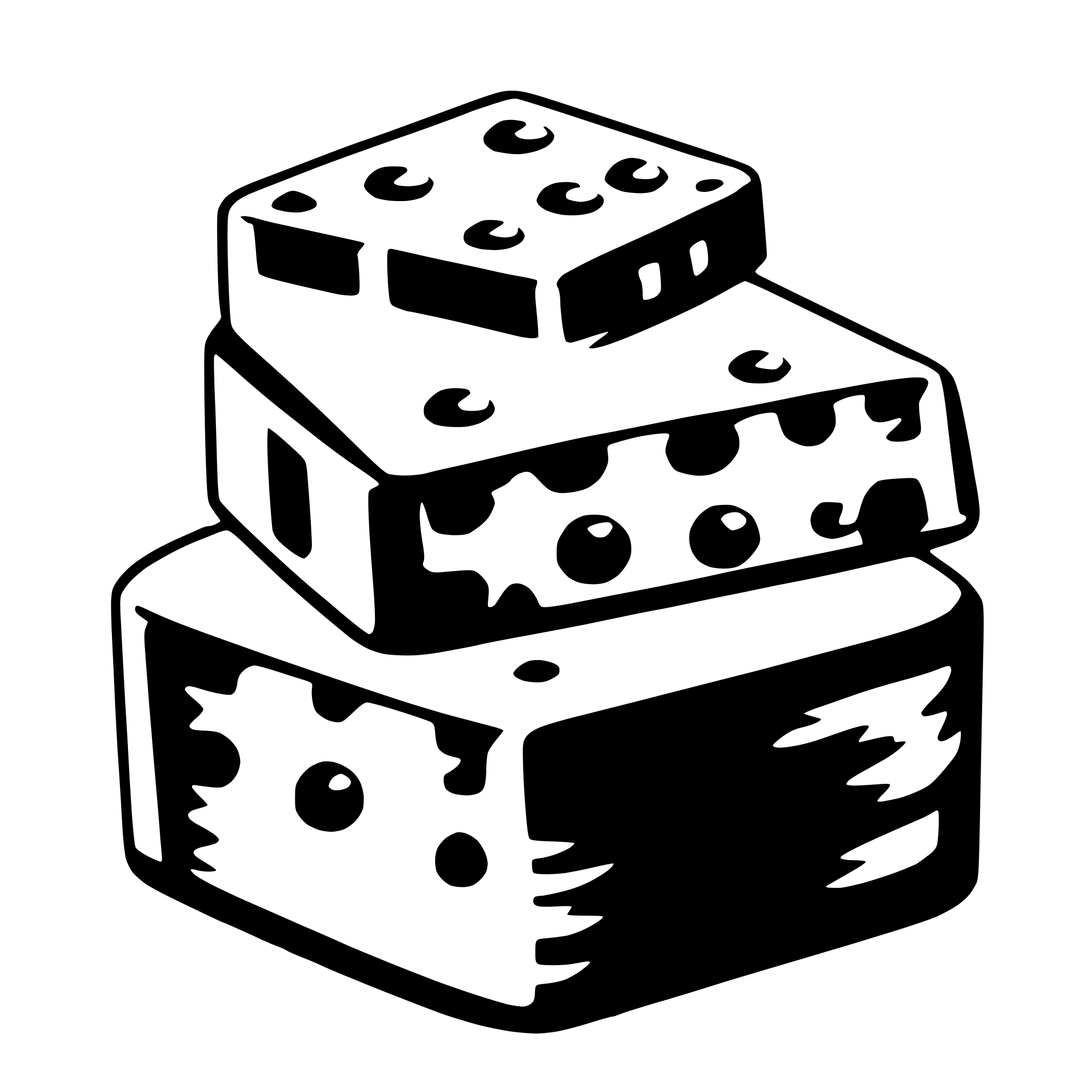 AI-generated SVG of a toffee